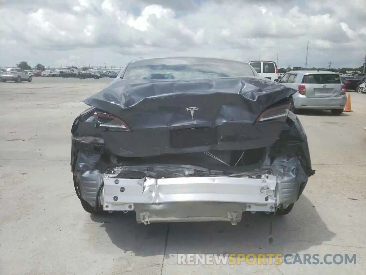 9 Photograph of a damaged car 5YJ3E1EA1LF658230 TESLA MODEL 3 2020