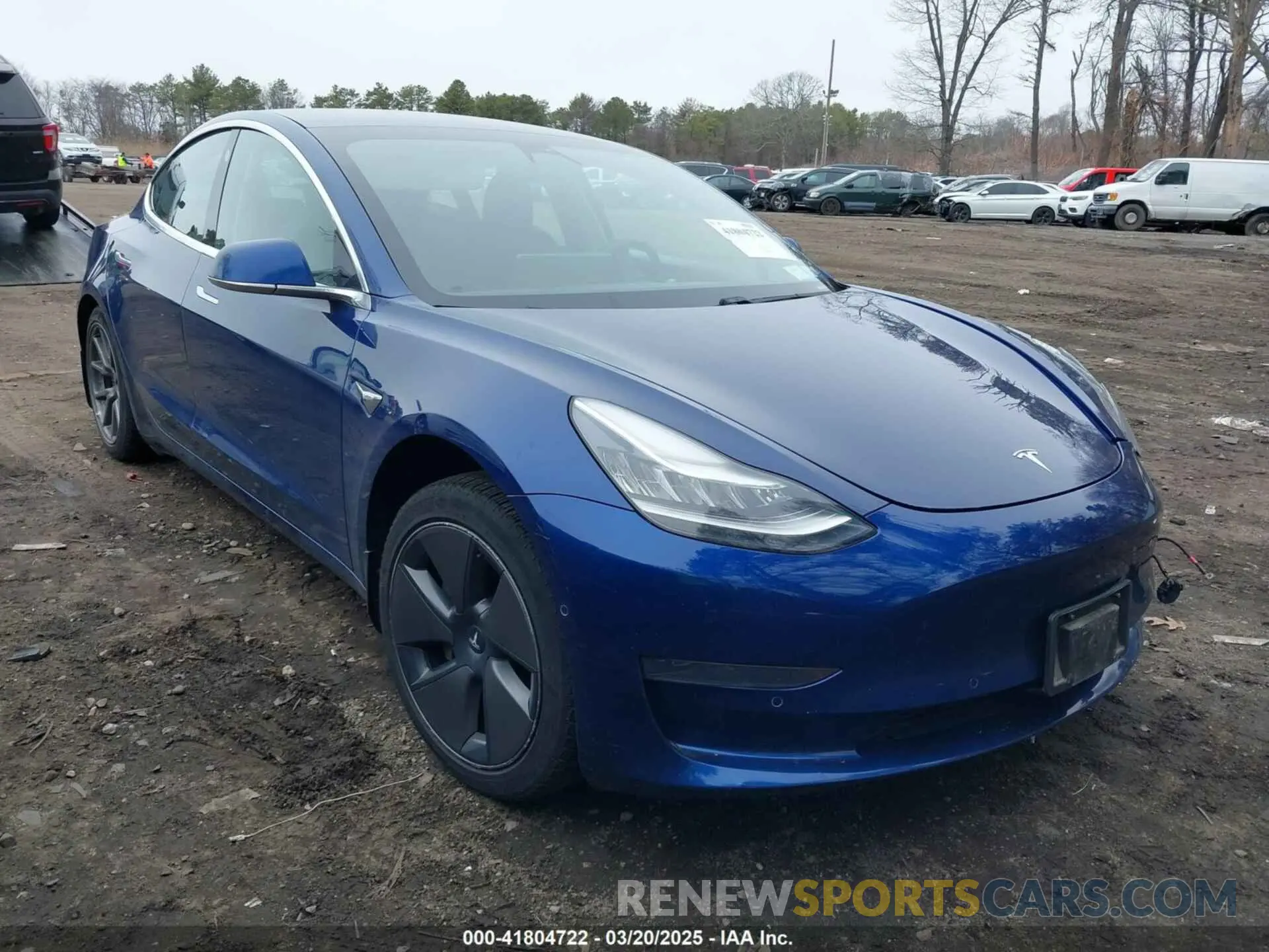 1 Photograph of a damaged car 5YJ3E1EA1LF658521 TESLA MODEL 3 2020