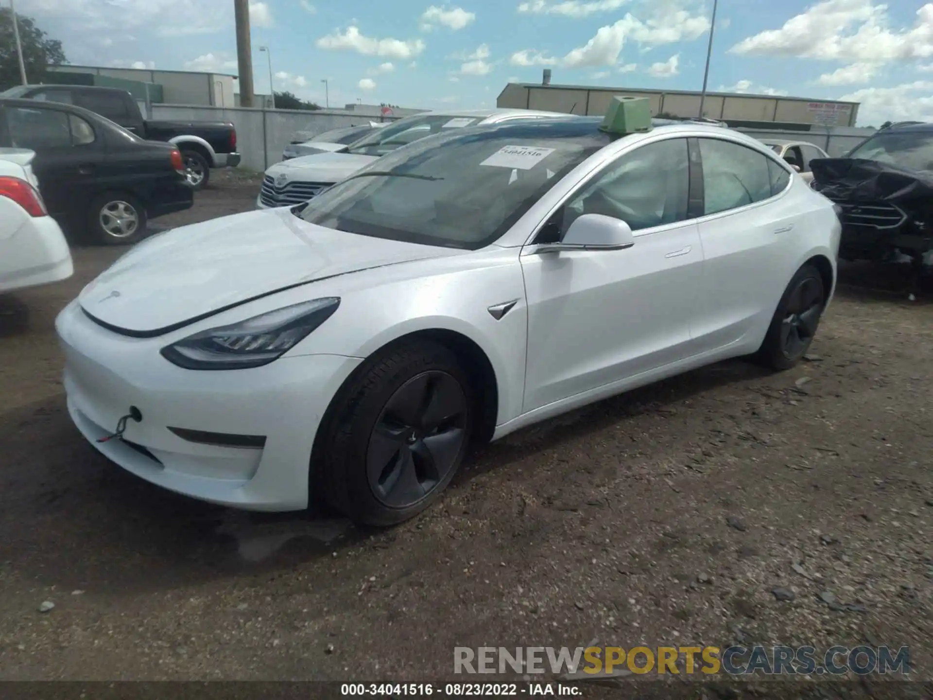 2 Photograph of a damaged car 5YJ3E1EA1LF658972 TESLA MODEL 3 2020