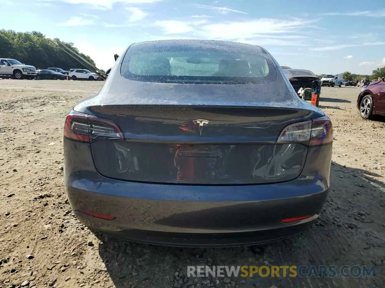 6 Photograph of a damaged car 5YJ3E1EA1LF659748 TESLA MODEL 3 2020