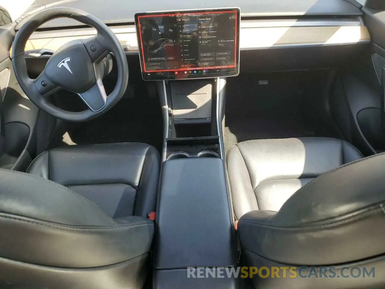 8 Photograph of a damaged car 5YJ3E1EA1LF659748 TESLA MODEL 3 2020