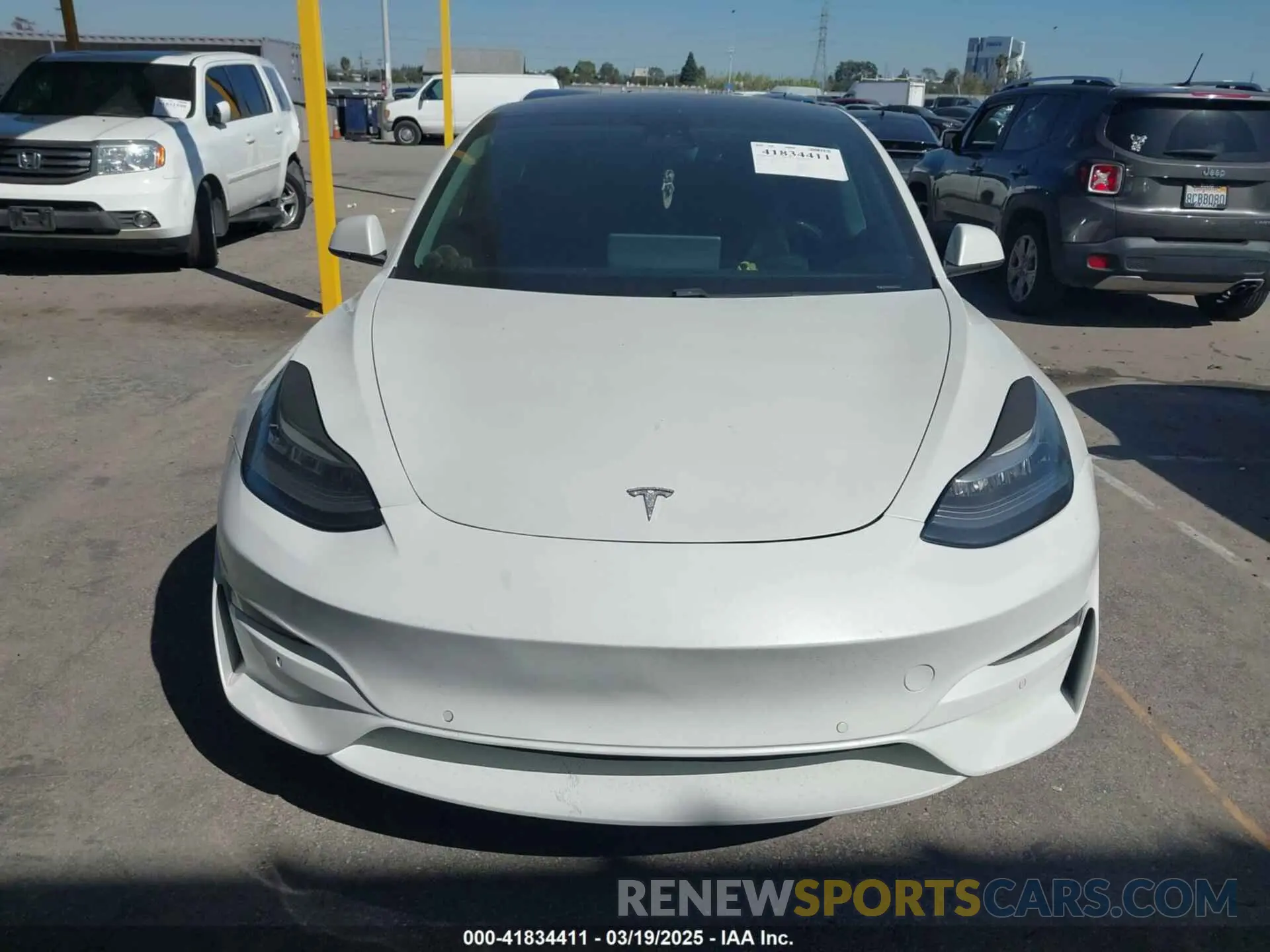 12 Photograph of a damaged car 5YJ3E1EA1LF659765 TESLA MODEL 3 2020