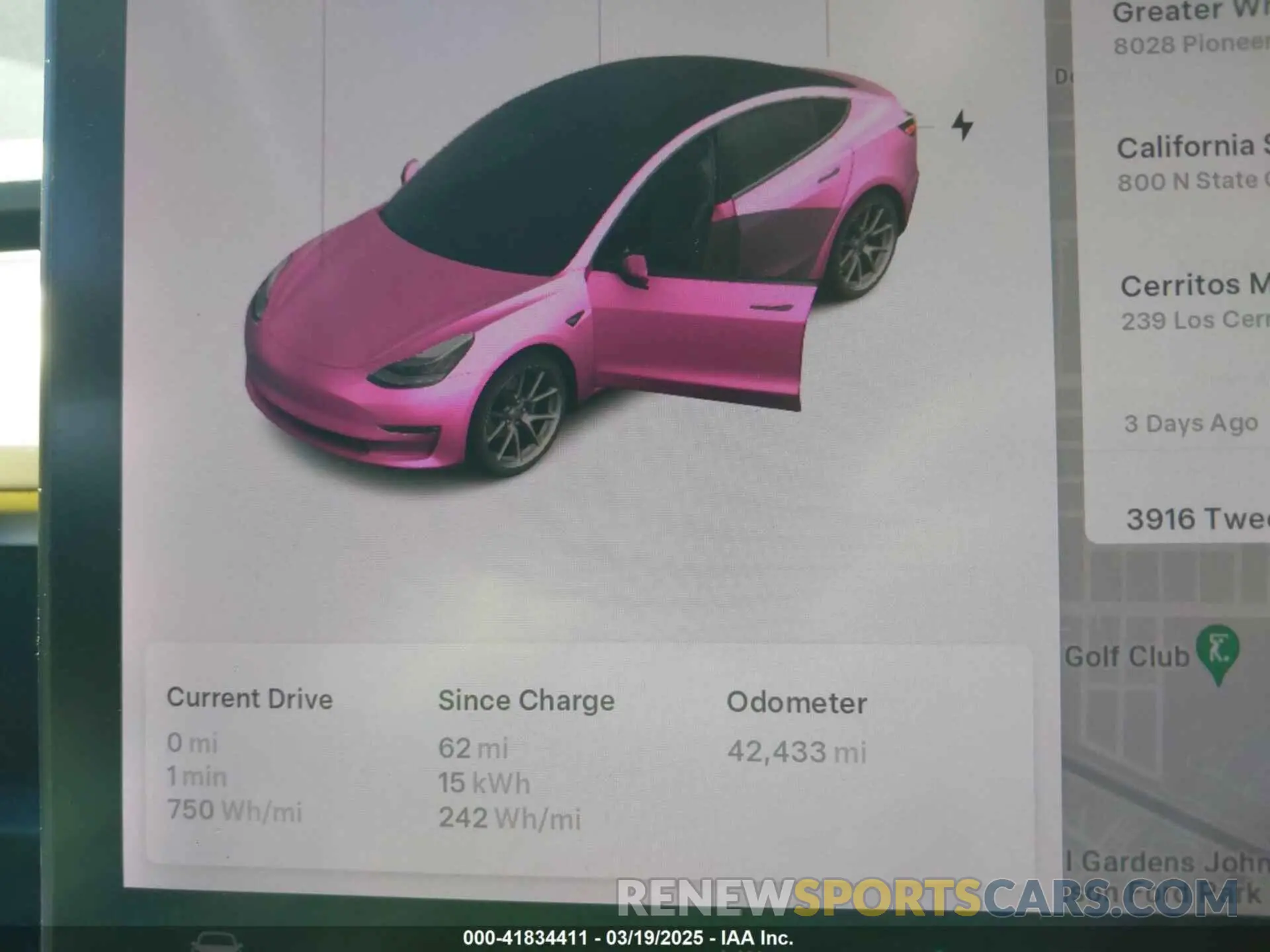 15 Photograph of a damaged car 5YJ3E1EA1LF659765 TESLA MODEL 3 2020