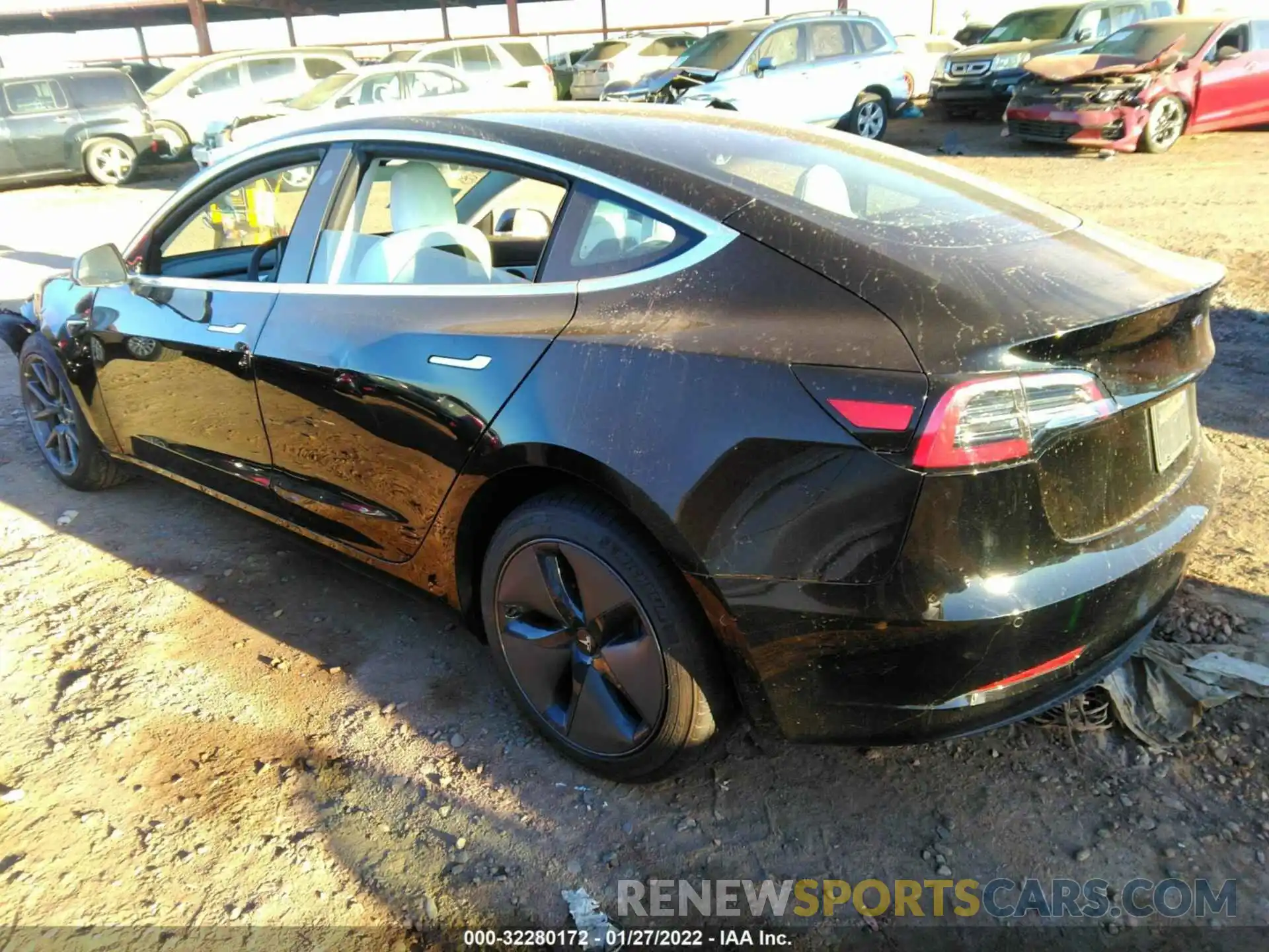 3 Photograph of a damaged car 5YJ3E1EA1LF740880 TESLA MODEL 3 2020