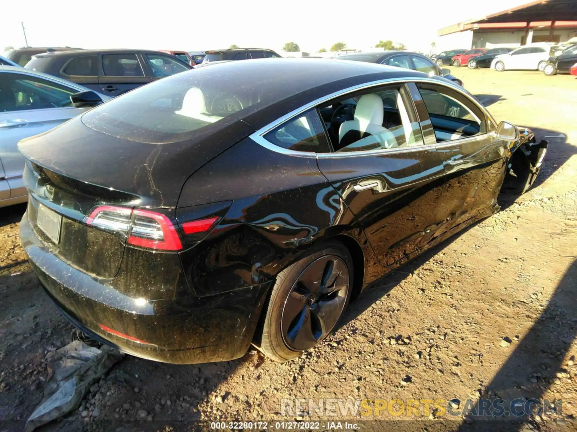 4 Photograph of a damaged car 5YJ3E1EA1LF740880 TESLA MODEL 3 2020