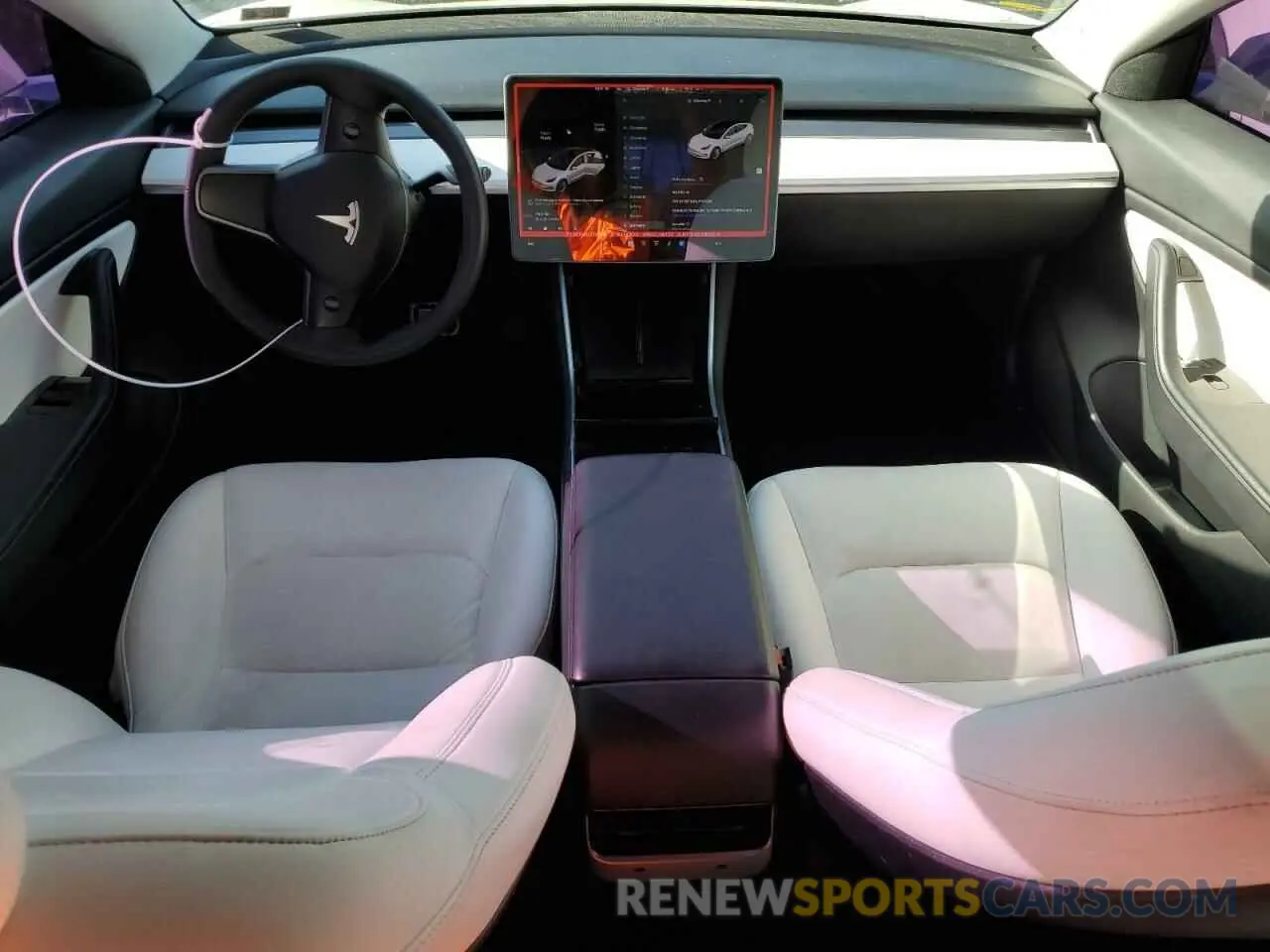 10 Photograph of a damaged car 5YJ3E1EA1LF741298 TESLA MODEL 3 2020