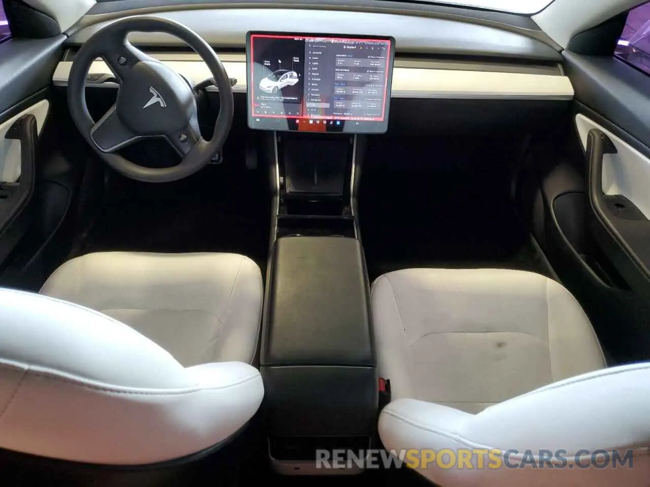 8 Photograph of a damaged car 5YJ3E1EA1LF741298 TESLA MODEL 3 2020