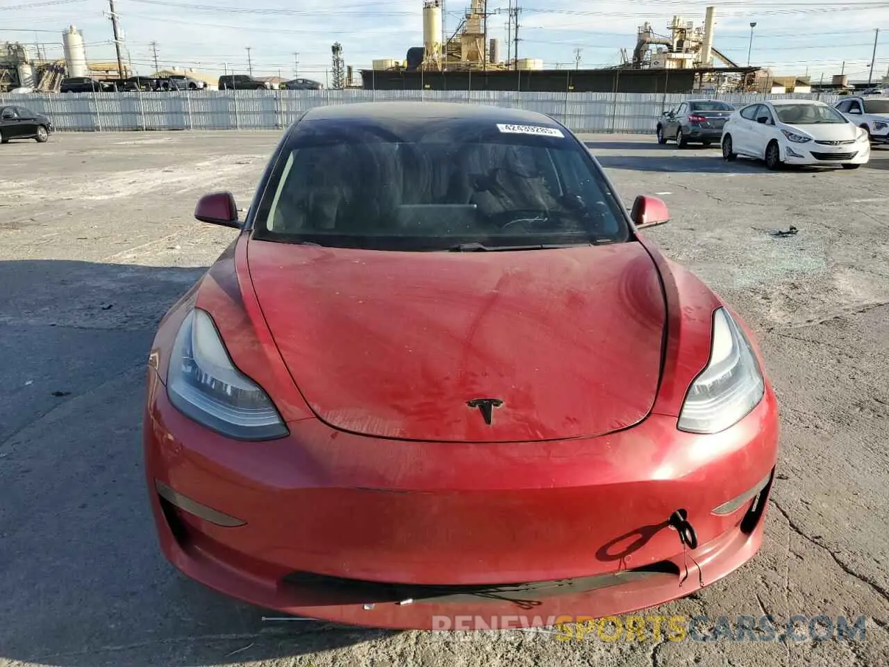 5 Photograph of a damaged car 5YJ3E1EA1LF745254 TESLA MODEL 3 2020