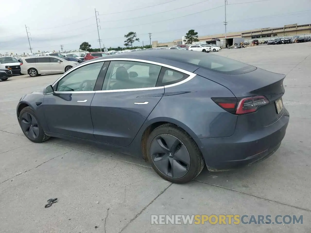 2 Photograph of a damaged car 5YJ3E1EA1LF784832 TESLA MODEL 3 2020