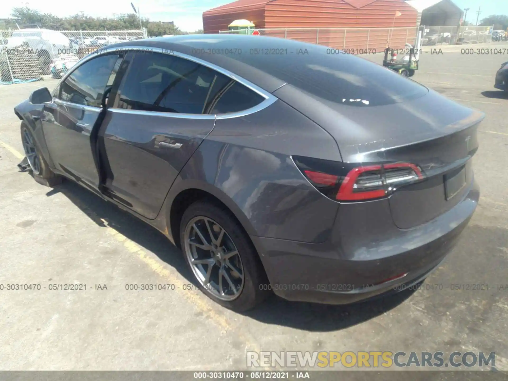 3 Photograph of a damaged car 5YJ3E1EA1LF792249 TESLA MODEL 3 2020