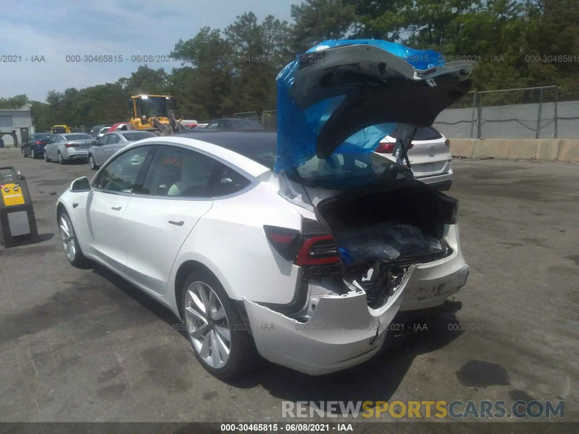 3 Photograph of a damaged car 5YJ3E1EA1LF793479 TESLA MODEL 3 2020