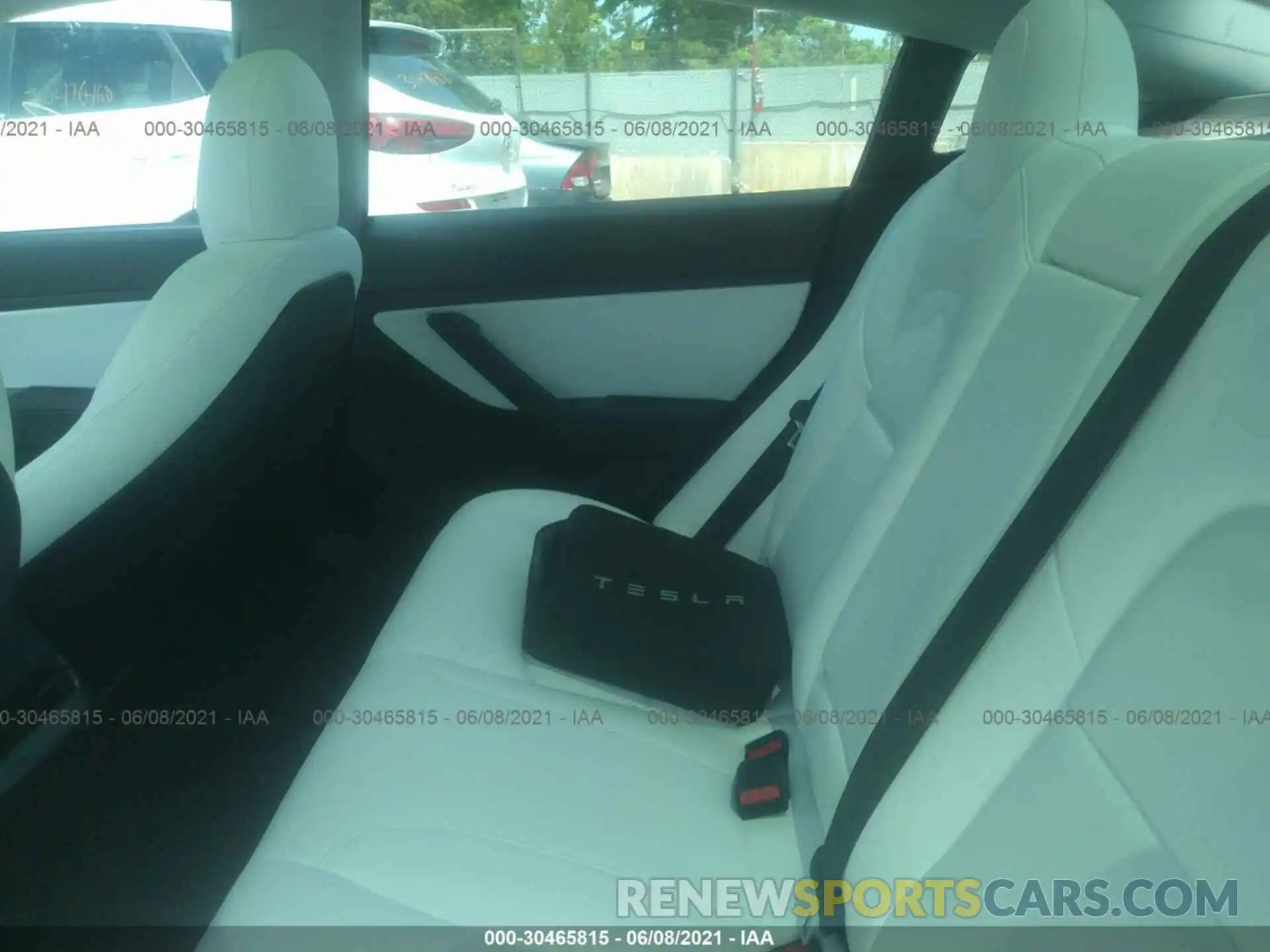 8 Photograph of a damaged car 5YJ3E1EA1LF793479 TESLA MODEL 3 2020