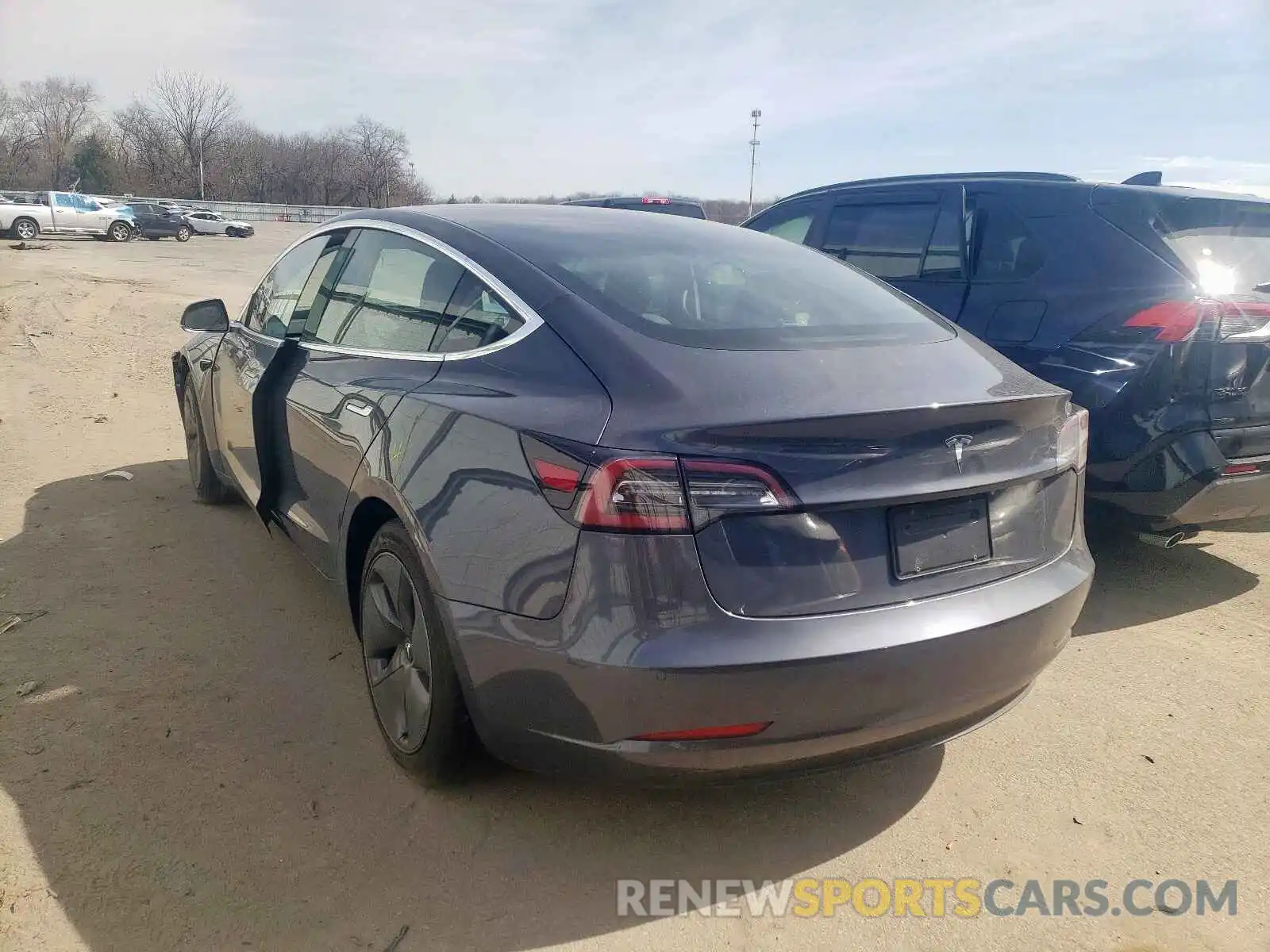 3 Photograph of a damaged car 5YJ3E1EA1LF796737 TESLA MODEL 3 2020