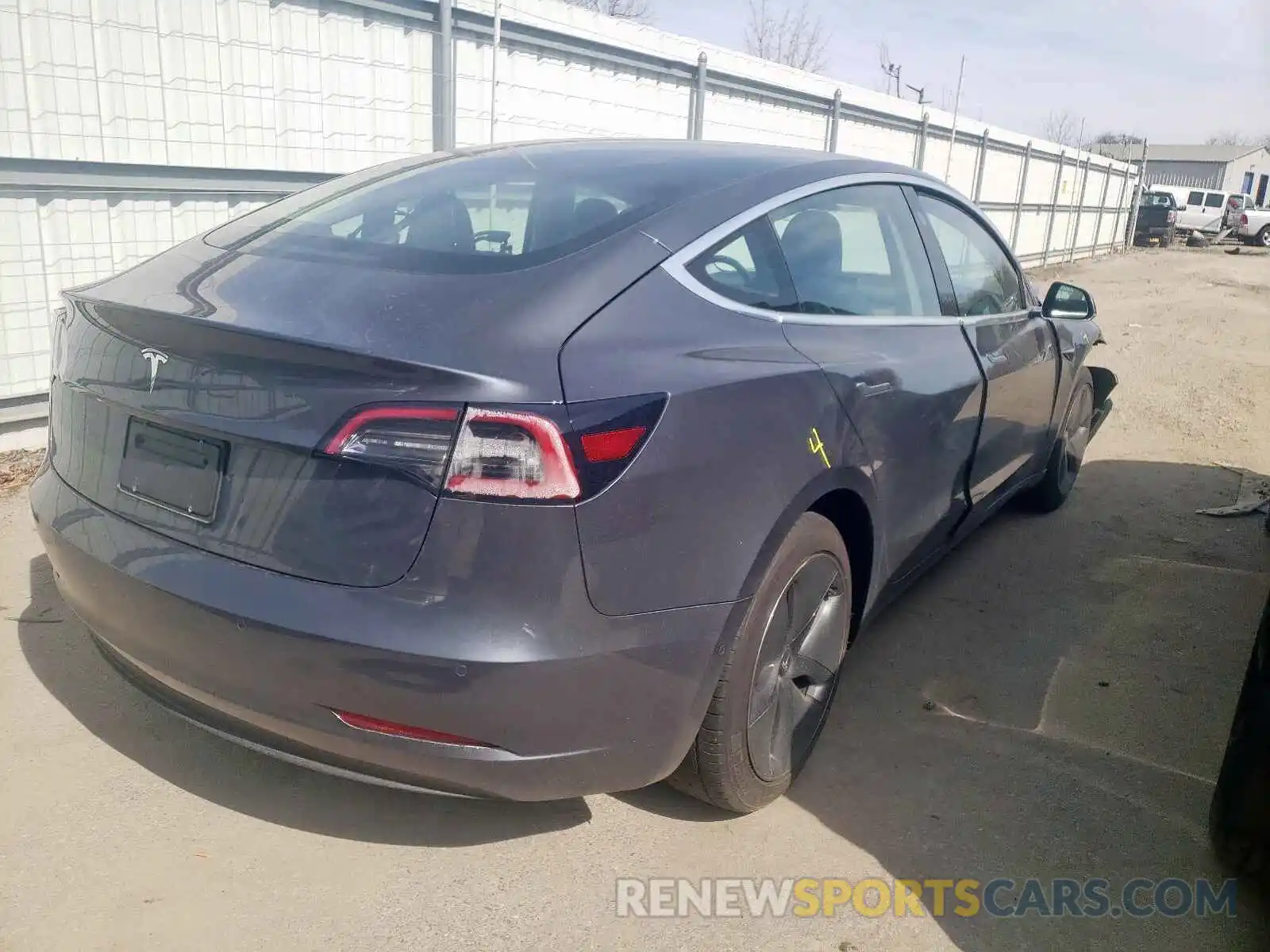 4 Photograph of a damaged car 5YJ3E1EA1LF796737 TESLA MODEL 3 2020