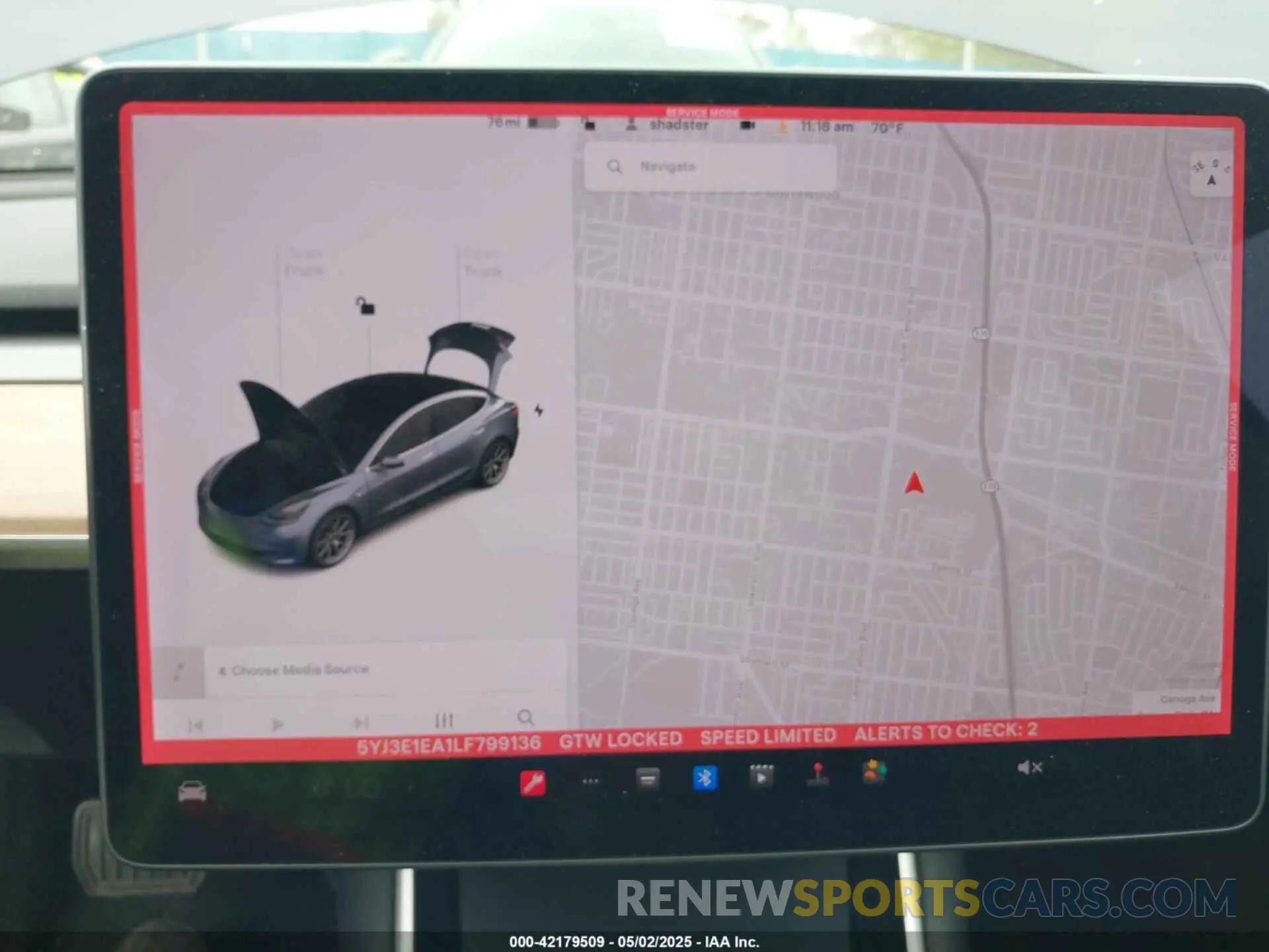 7 Photograph of a damaged car 5YJ3E1EA1LF799136 TESLA MODEL 3 2020