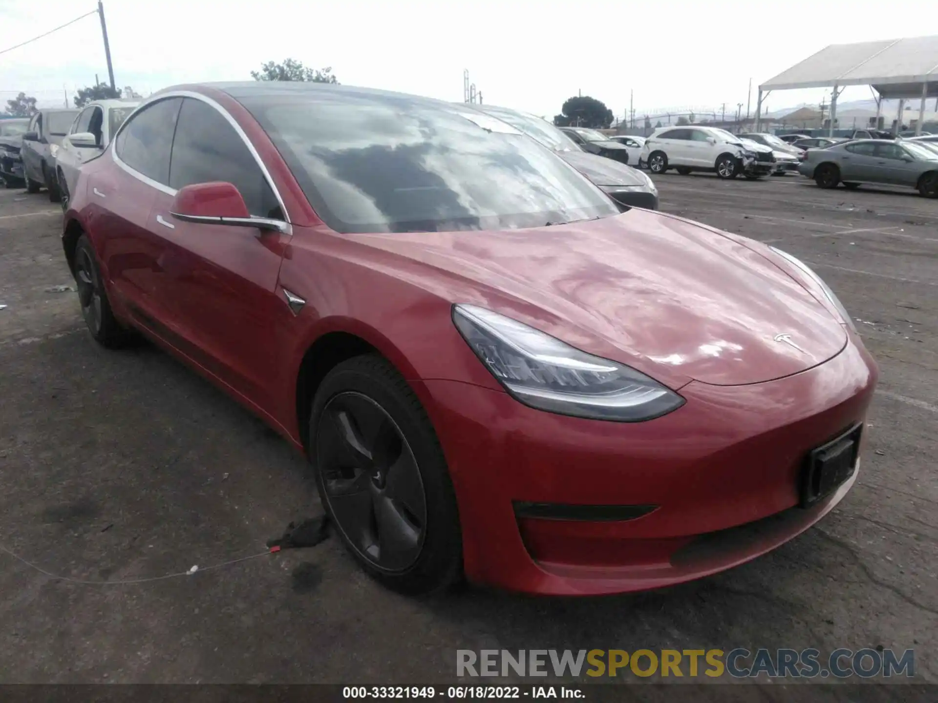 3 Photograph of a damaged car 5YJ3E1EA1LF799248 TESLA MODEL 3 2020