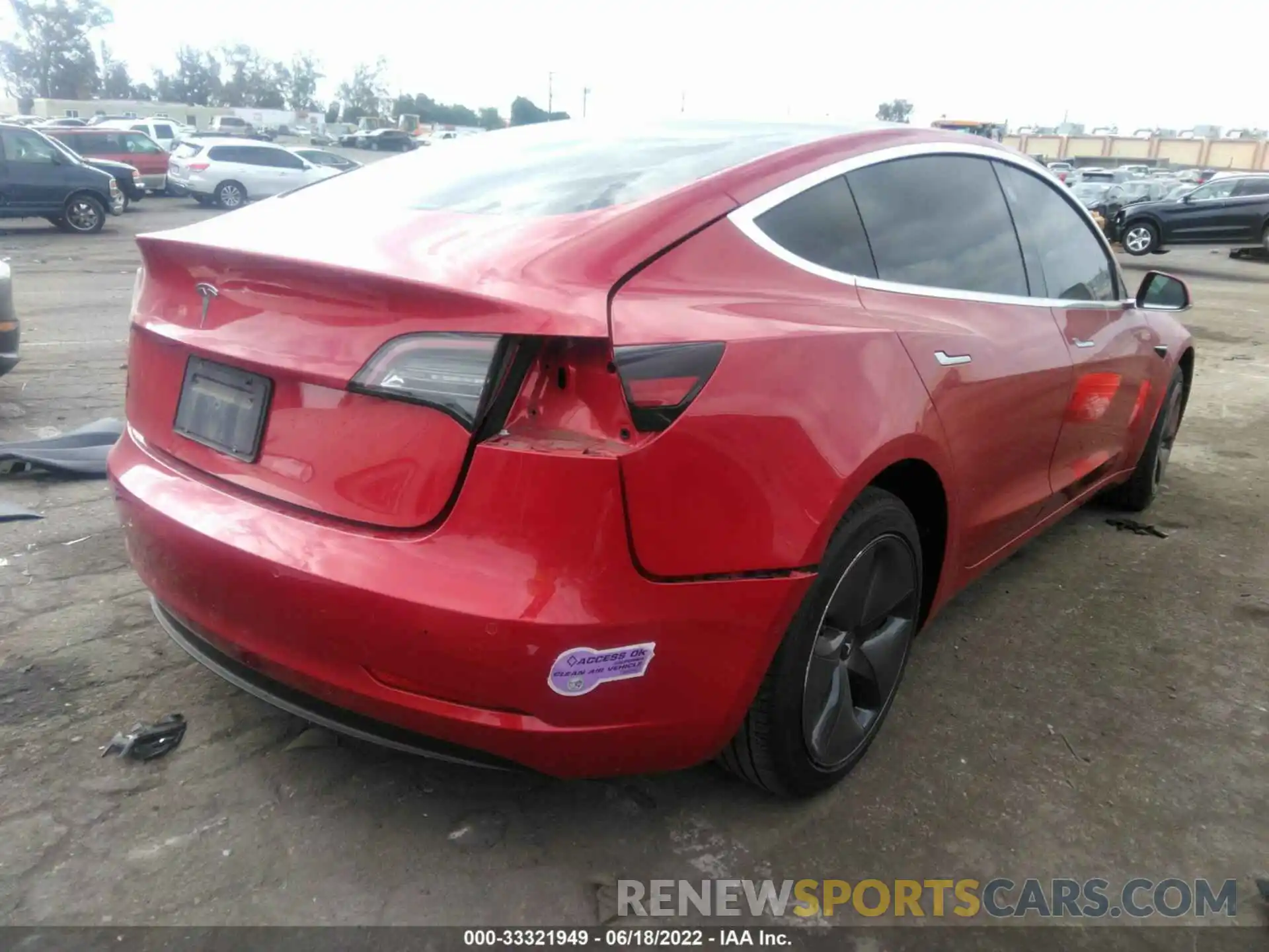 4 Photograph of a damaged car 5YJ3E1EA1LF799248 TESLA MODEL 3 2020