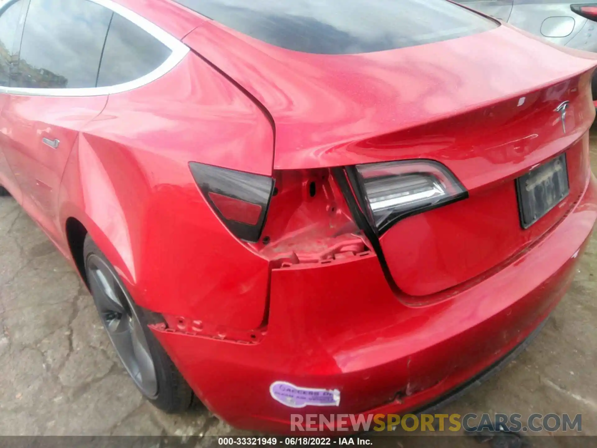 6 Photograph of a damaged car 5YJ3E1EA1LF799248 TESLA MODEL 3 2020