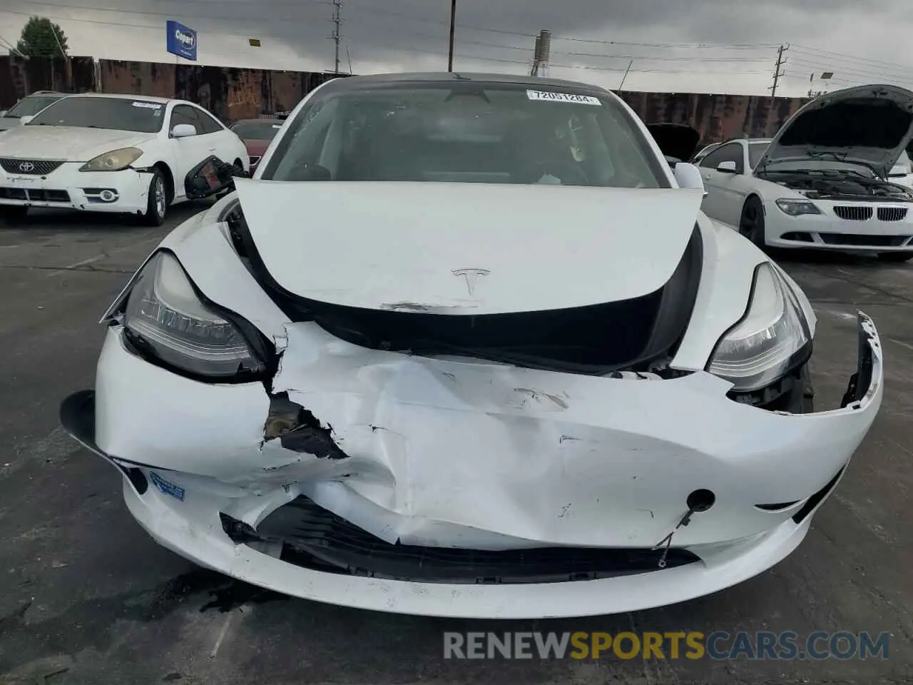 5 Photograph of a damaged car 5YJ3E1EA1LF799458 TESLA MODEL 3 2020