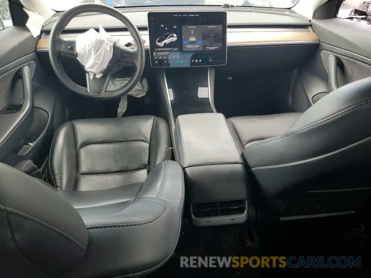 8 Photograph of a damaged car 5YJ3E1EA1LF799458 TESLA MODEL 3 2020