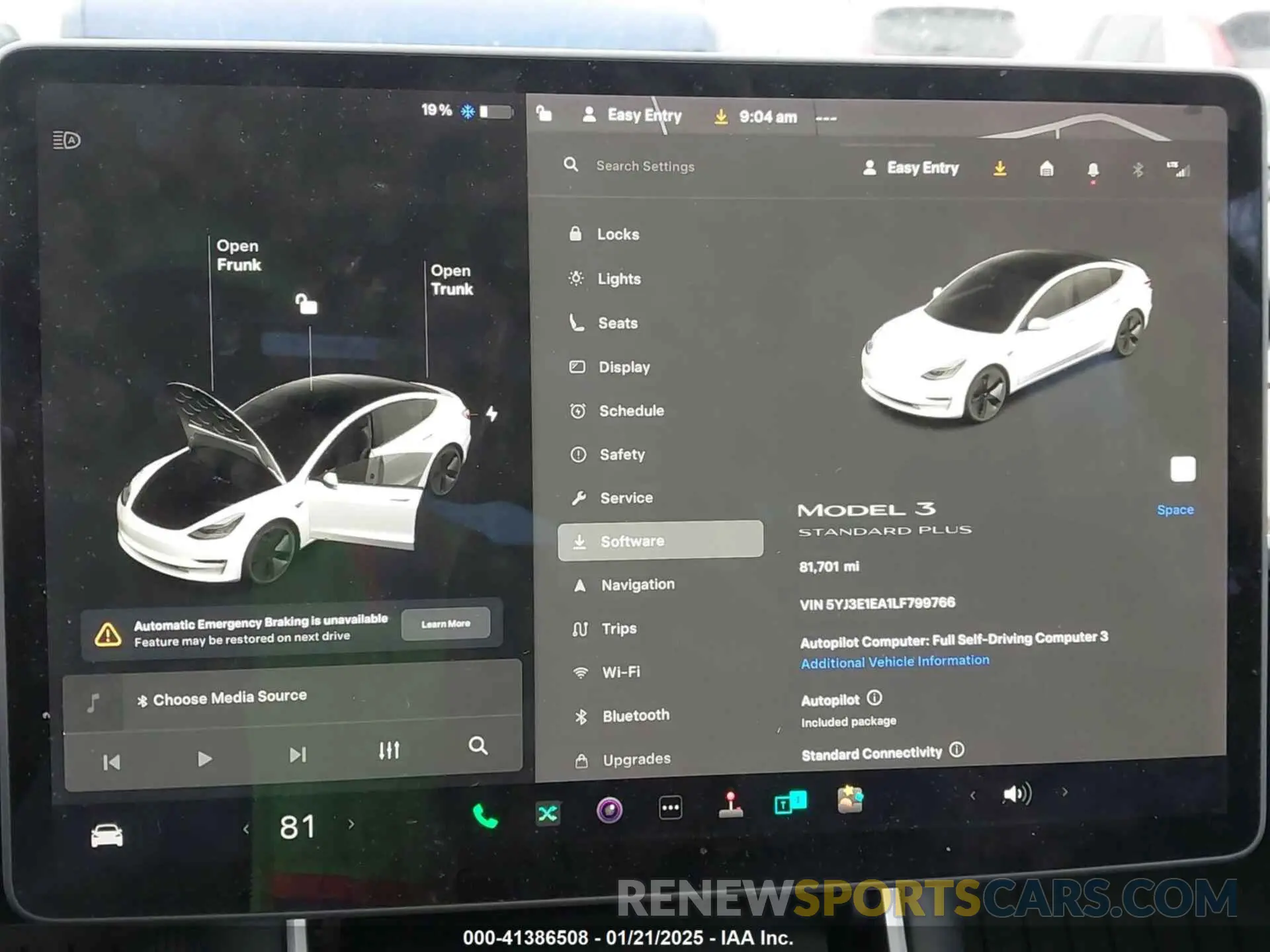 7 Photograph of a damaged car 5YJ3E1EA1LF799766 TESLA MODEL 3 2020