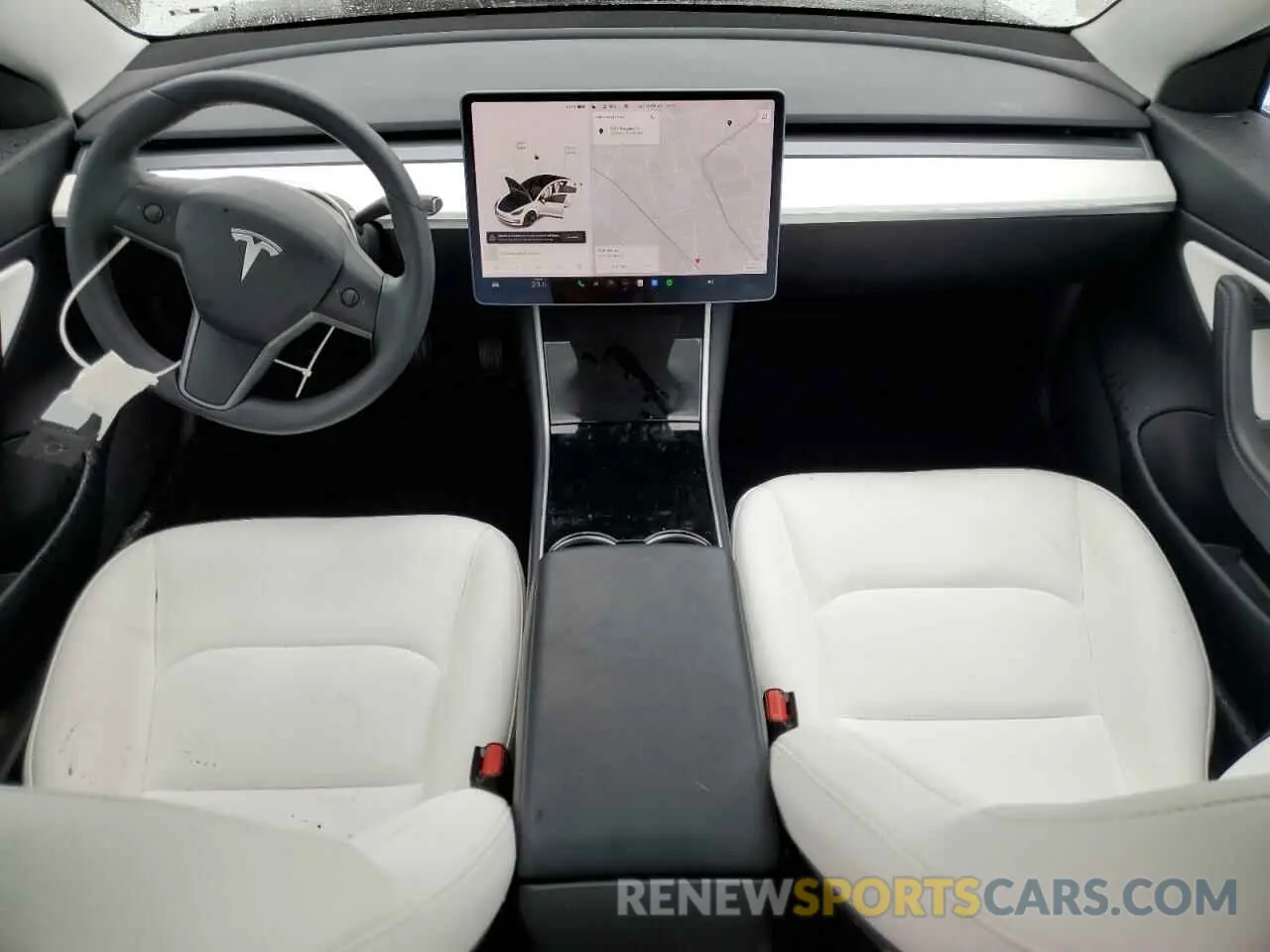 8 Photograph of a damaged car 5YJ3E1EA2LF615578 TESLA MODEL 3 2020