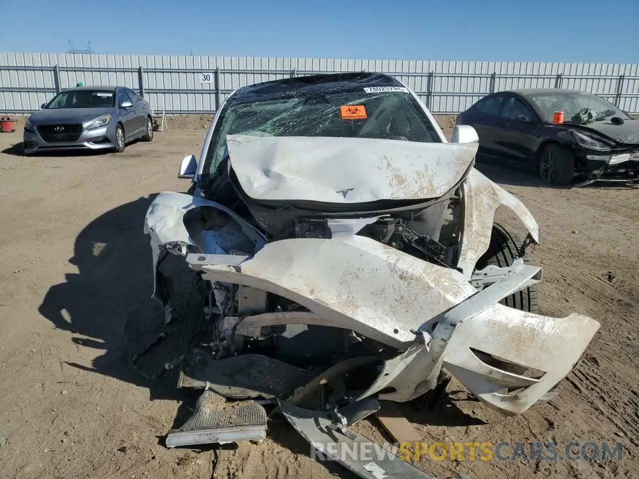 5 Photograph of a damaged car 5YJ3E1EA2LF633241 TESLA MODEL 3 2020