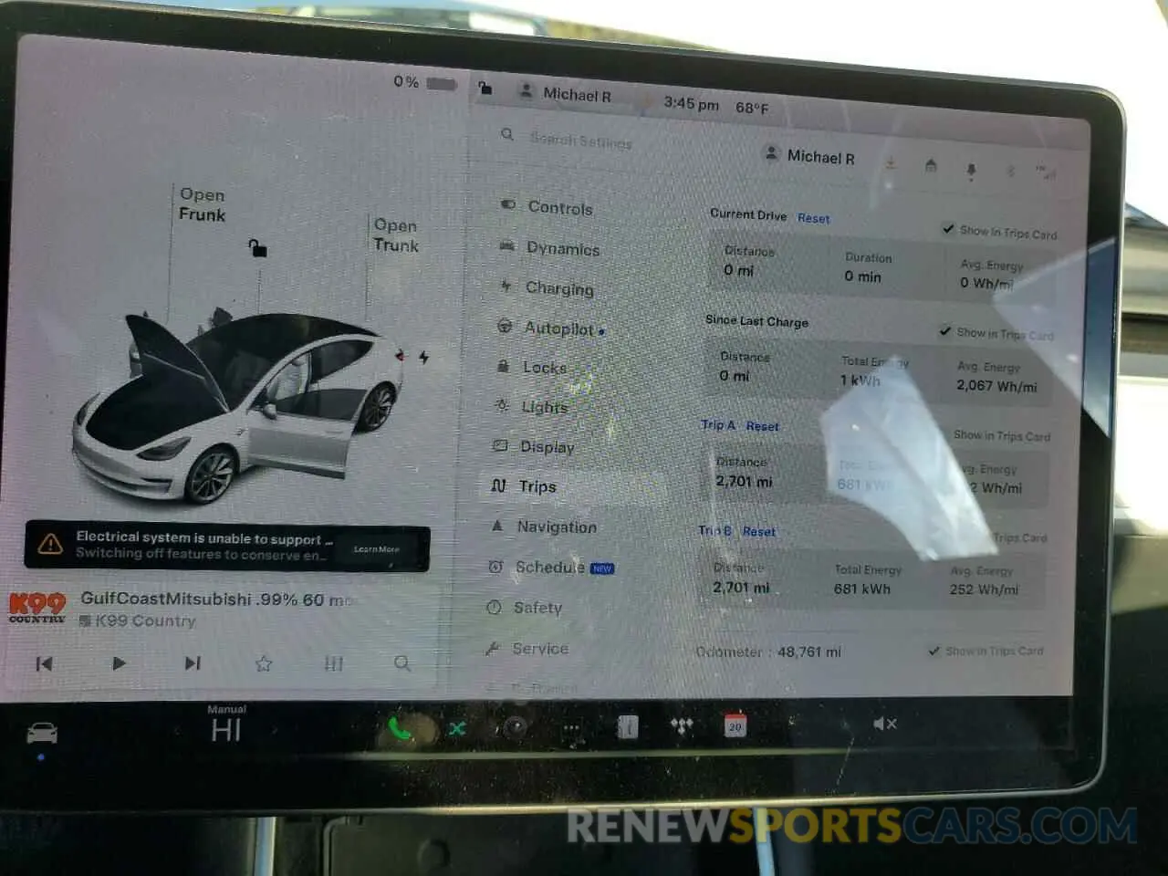 9 Photograph of a damaged car 5YJ3E1EA2LF634986 TESLA MODEL 3 2020