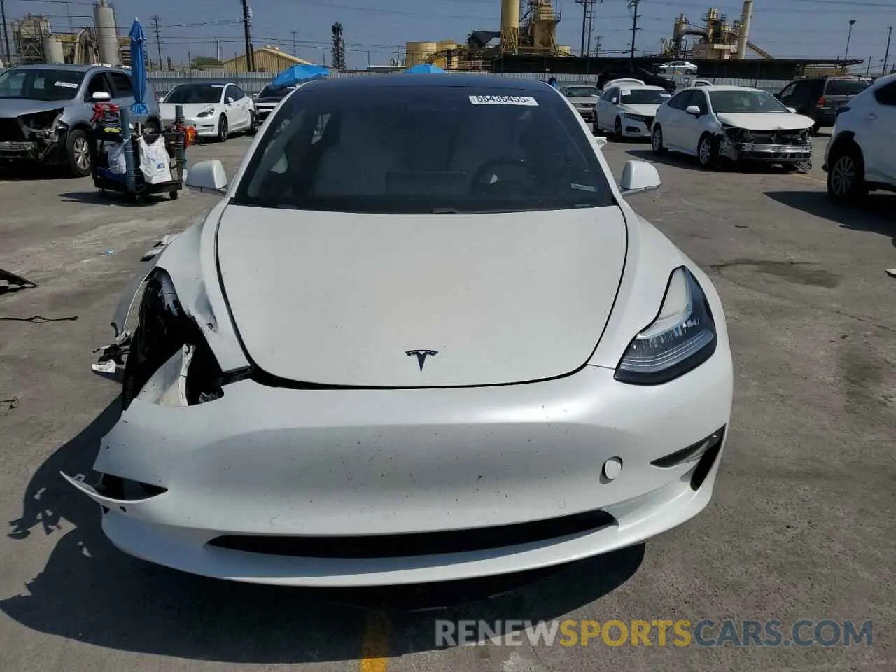 5 Photograph of a damaged car 5YJ3E1EA2LF635023 TESLA MODEL 3 2020
