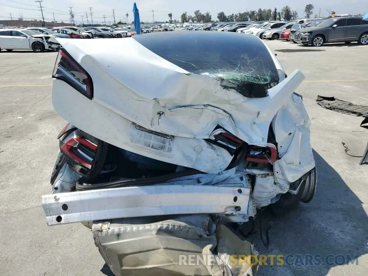 6 Photograph of a damaged car 5YJ3E1EA2LF635023 TESLA MODEL 3 2020