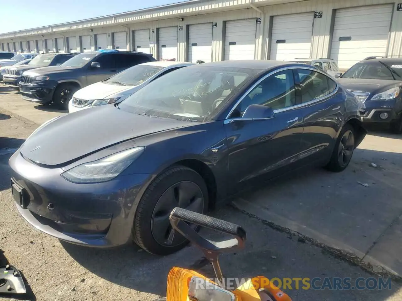 1 Photograph of a damaged car 5YJ3E1EA2LF658205 TESLA MODEL 3 2020