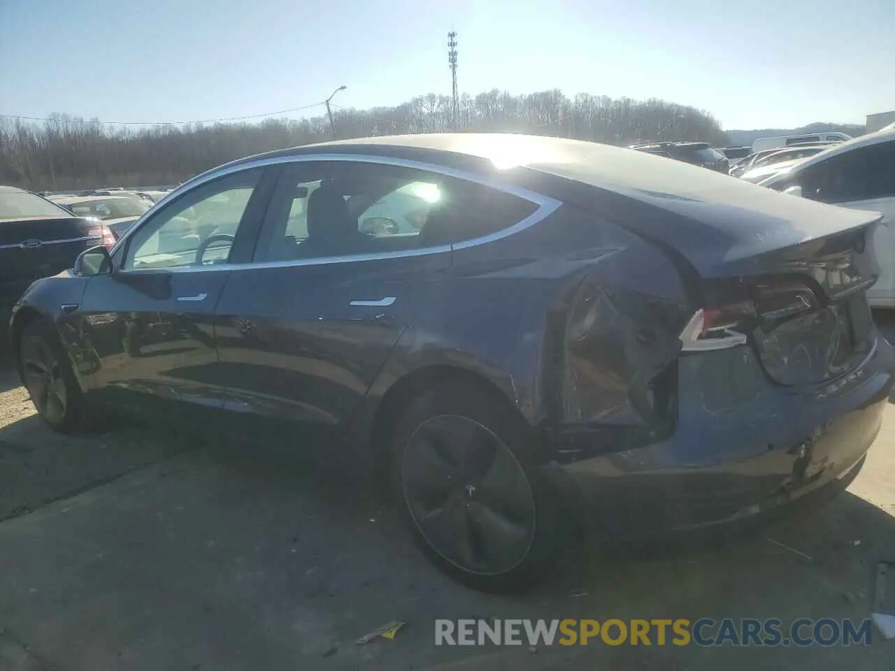 2 Photograph of a damaged car 5YJ3E1EA2LF658205 TESLA MODEL 3 2020