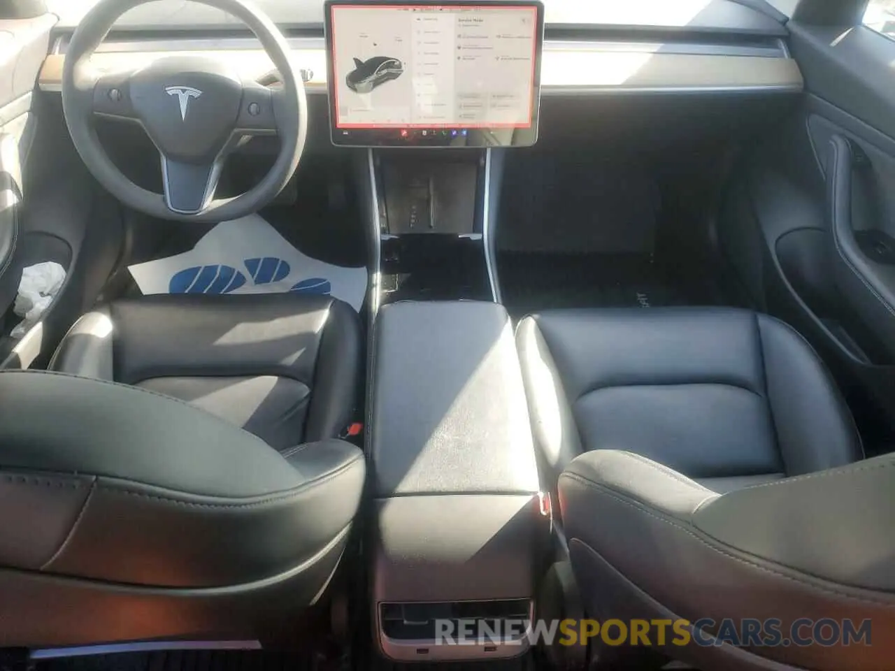8 Photograph of a damaged car 5YJ3E1EA2LF658205 TESLA MODEL 3 2020