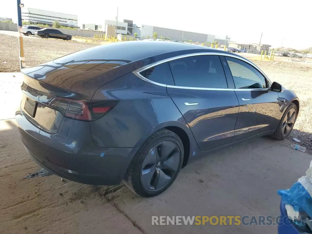 3 Photograph of a damaged car 5YJ3E1EA2LF705233 TESLA MODEL 3 2020