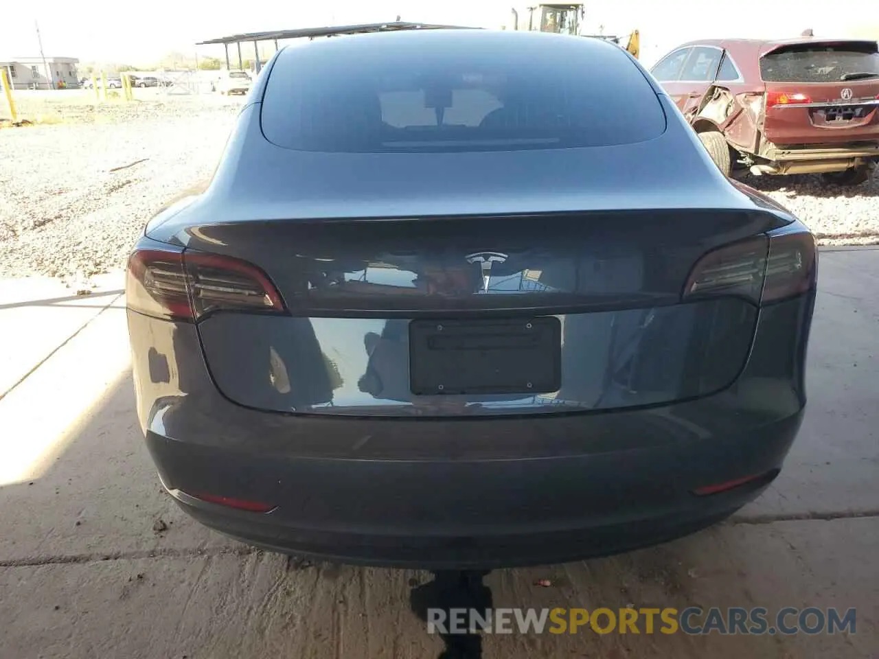6 Photograph of a damaged car 5YJ3E1EA2LF705233 TESLA MODEL 3 2020