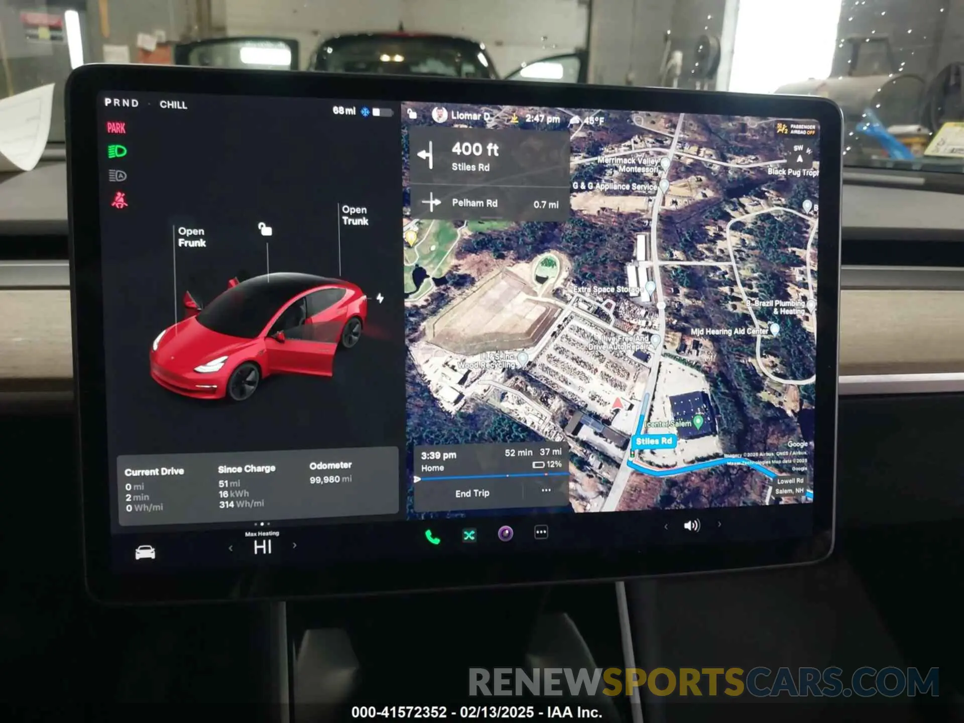 7 Photograph of a damaged car 5YJ3E1EA2LF705670 TESLA MODEL 3 2020