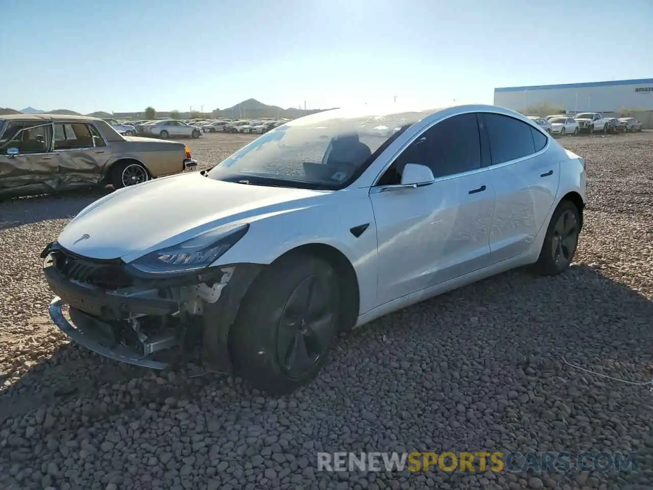 1 Photograph of a damaged car 5YJ3E1EA2LF706186 TESLA MODEL 3 2020