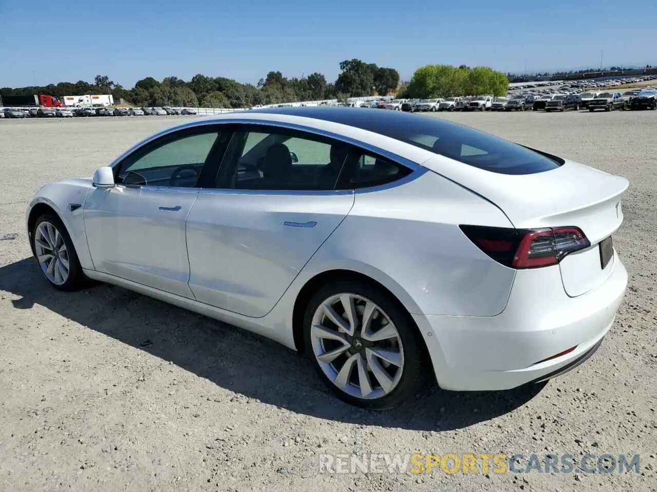 2 Photograph of a damaged car 5YJ3E1EA2LF709184 TESLA MODEL 3 2020