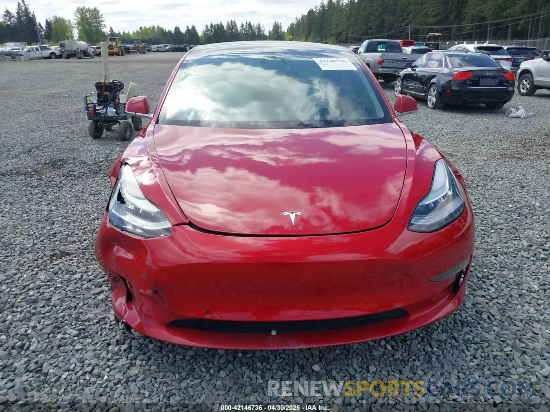 13 Photograph of a damaged car 5YJ3E1EA2LF738149 TESLA MODEL 3 2020