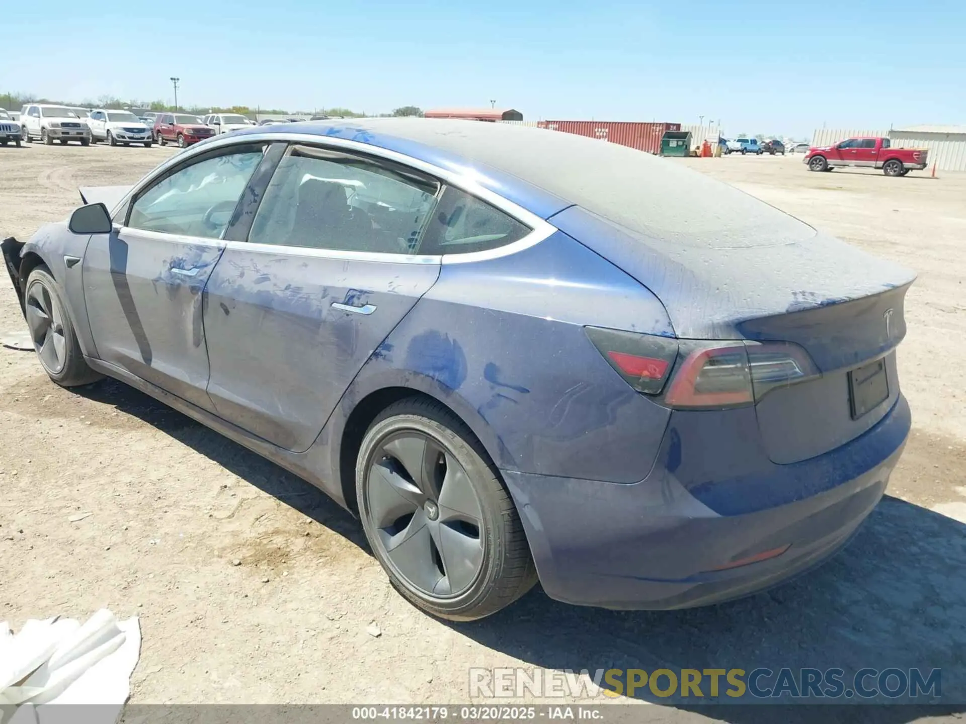 3 Photograph of a damaged car 5YJ3E1EA2LF739866 TESLA MODEL 3 2020