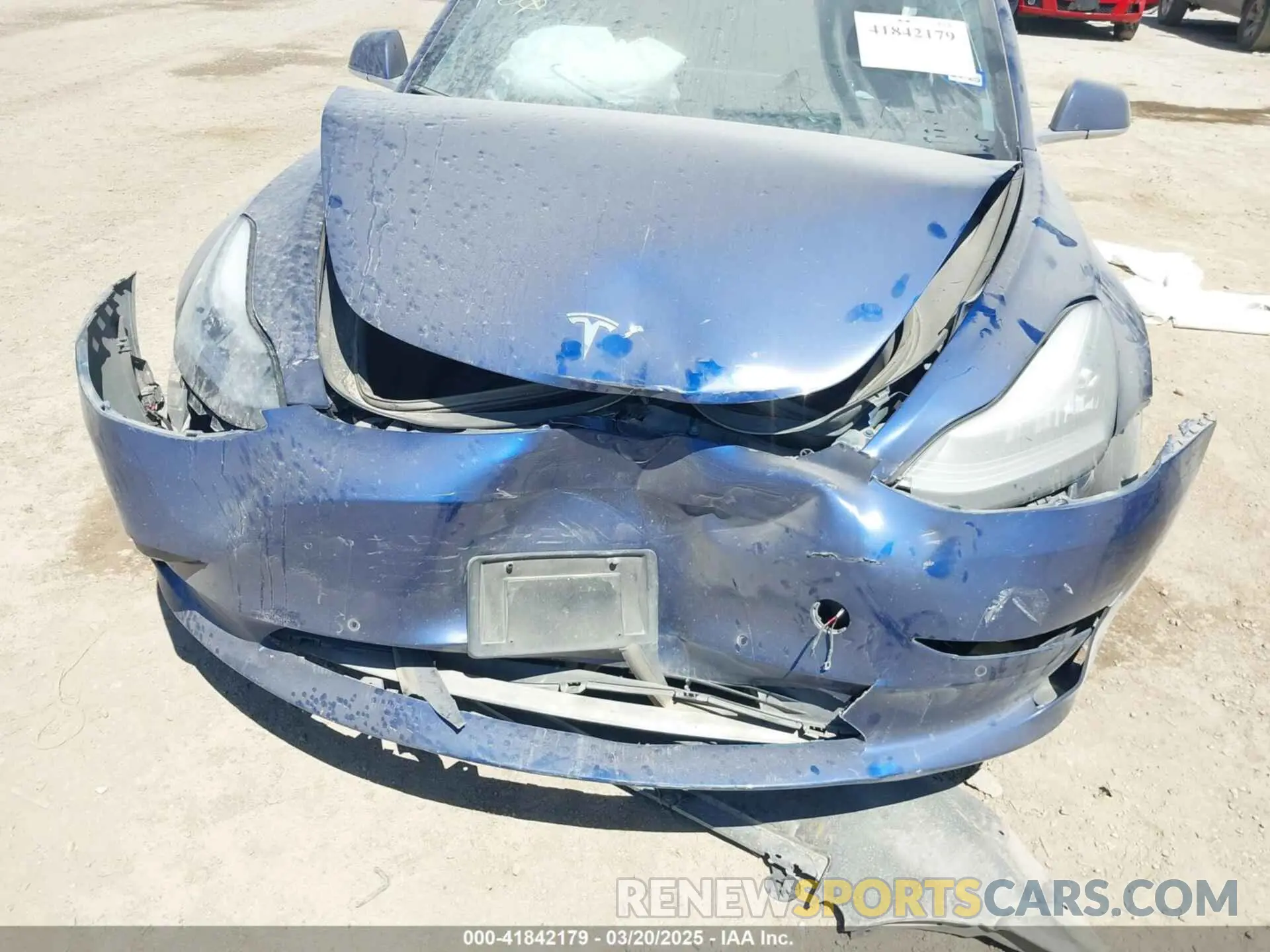 6 Photograph of a damaged car 5YJ3E1EA2LF739866 TESLA MODEL 3 2020