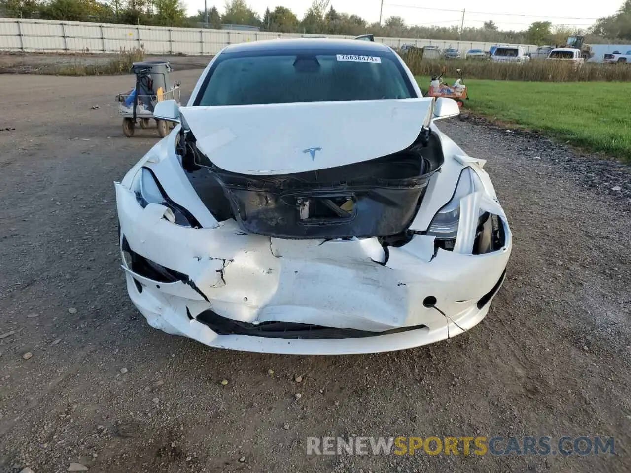 5 Photograph of a damaged car 5YJ3E1EA2LF783706 TESLA MODEL 3 2020