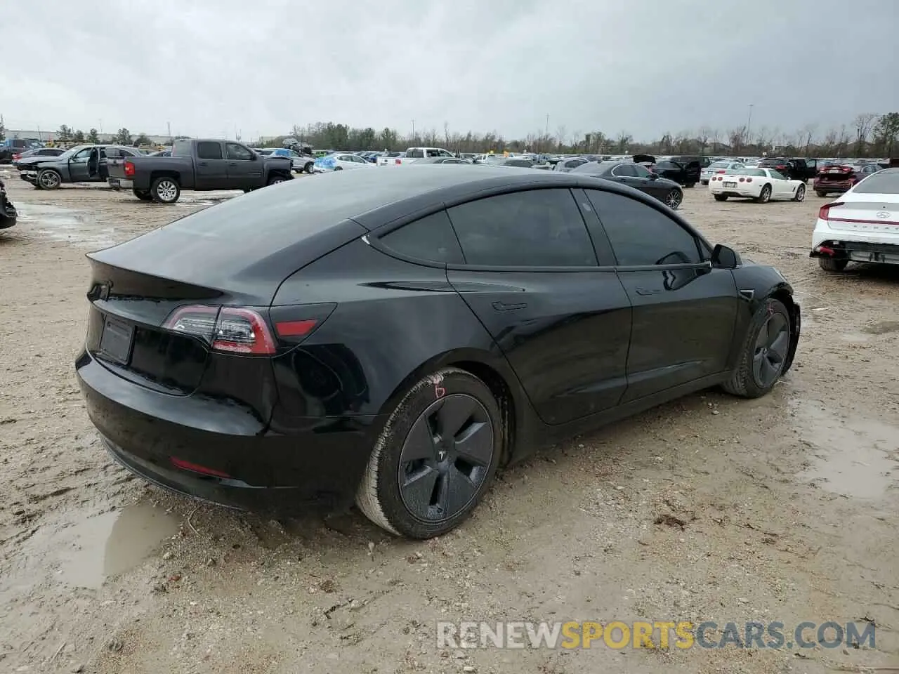 3 Photograph of a damaged car 5YJ3E1EA2LF796584 TESLA MODEL 3 2020