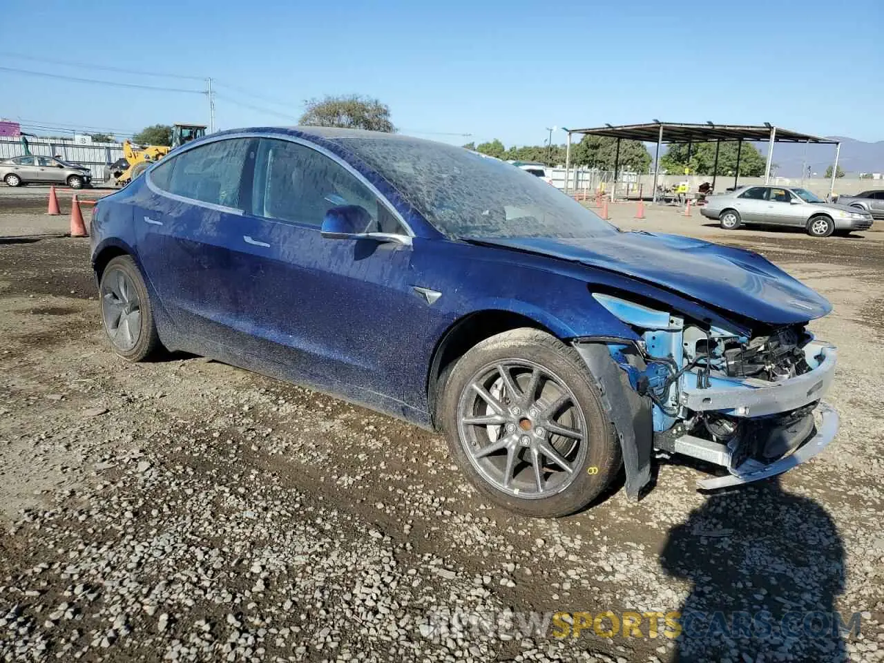 4 Photograph of a damaged car 5YJ3E1EA2LF799291 TESLA MODEL 3 2020