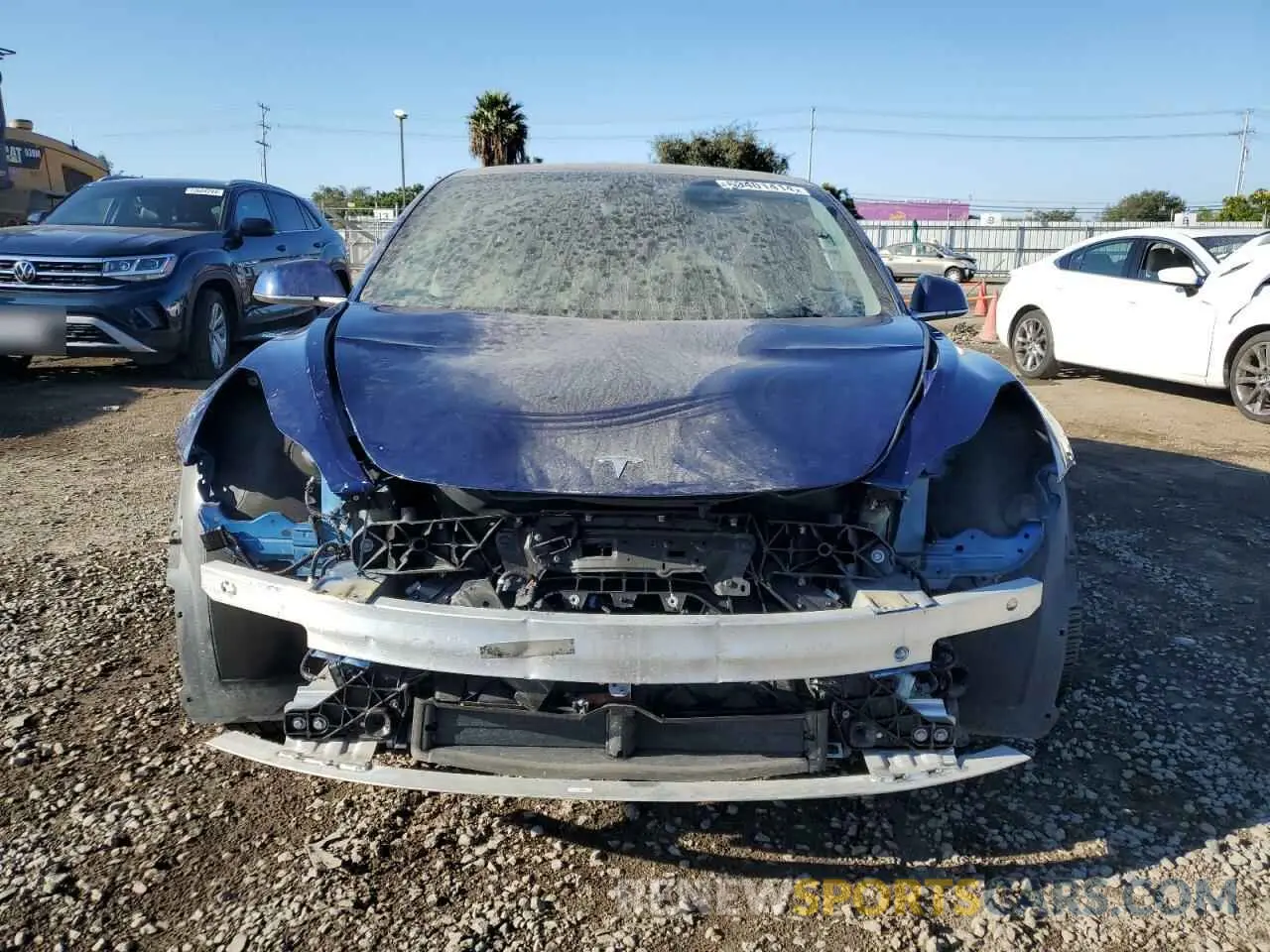 5 Photograph of a damaged car 5YJ3E1EA2LF799291 TESLA MODEL 3 2020