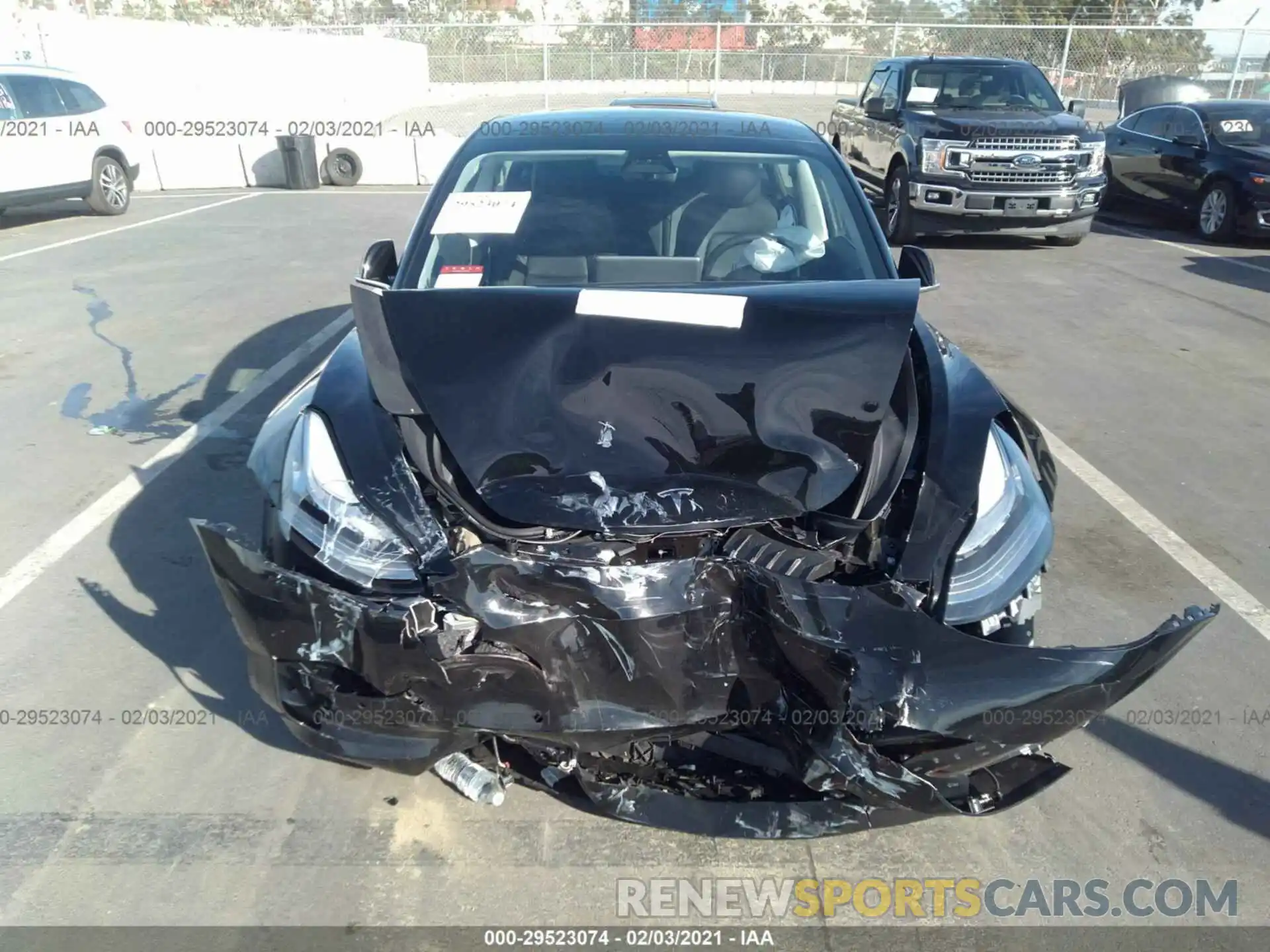 6 Photograph of a damaged car 5YJ3E1EA2LF806062 TESLA MODEL 3 2020