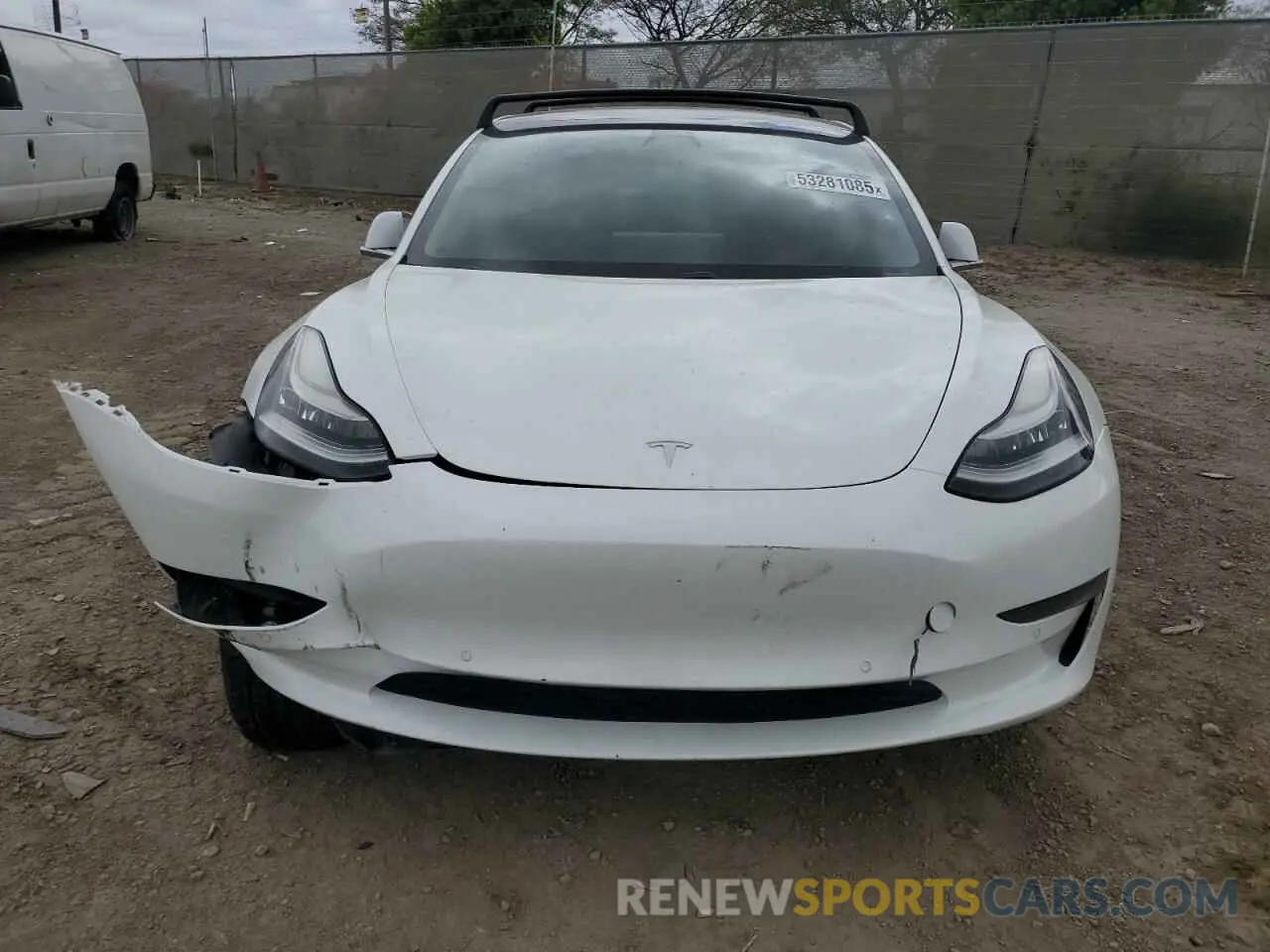 5 Photograph of a damaged car 5YJ3E1EA2LF806434 TESLA MODEL 3 2020