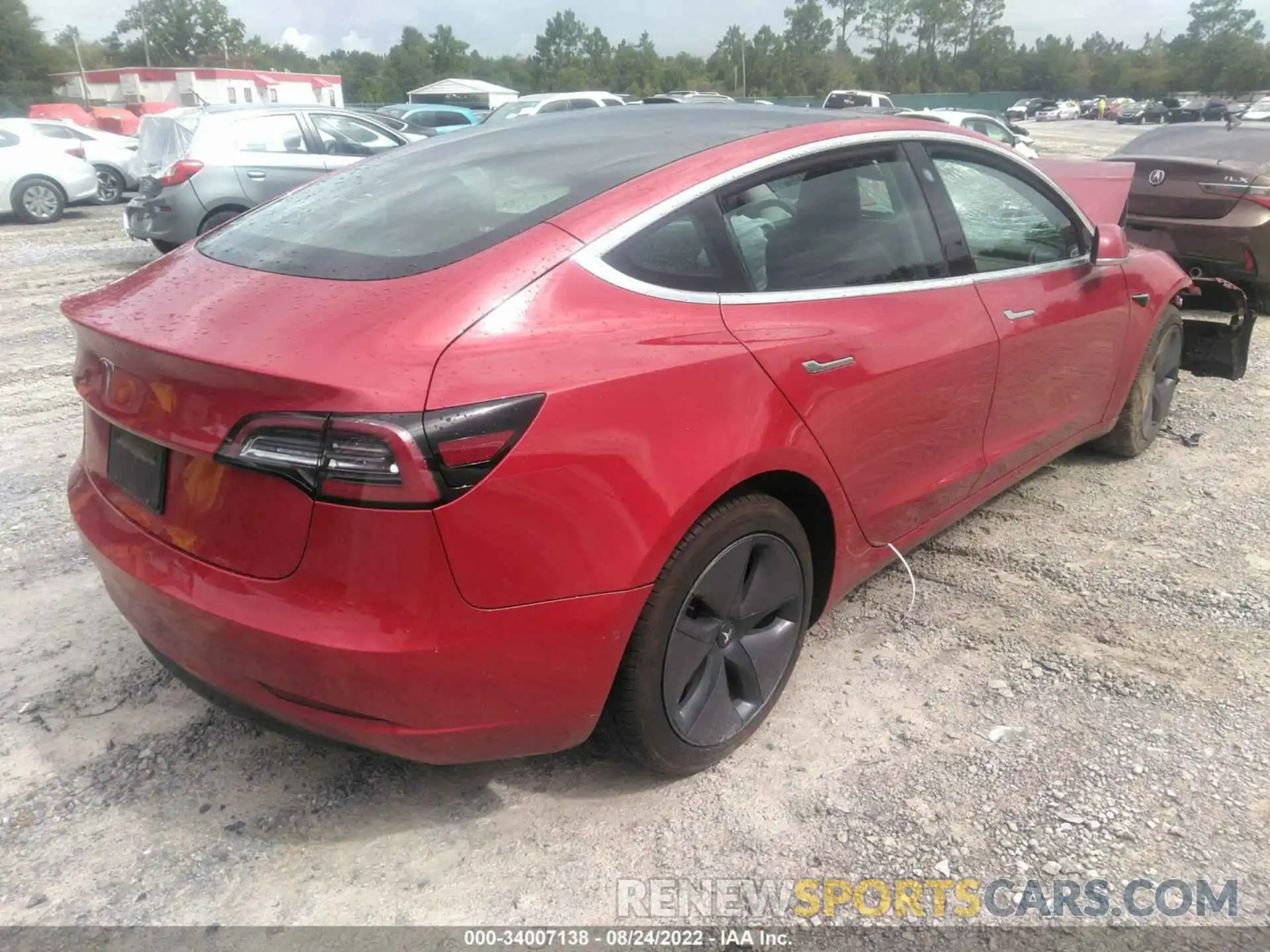 4 Photograph of a damaged car 5YJ3E1EA3LF495175 TESLA MODEL 3 2020