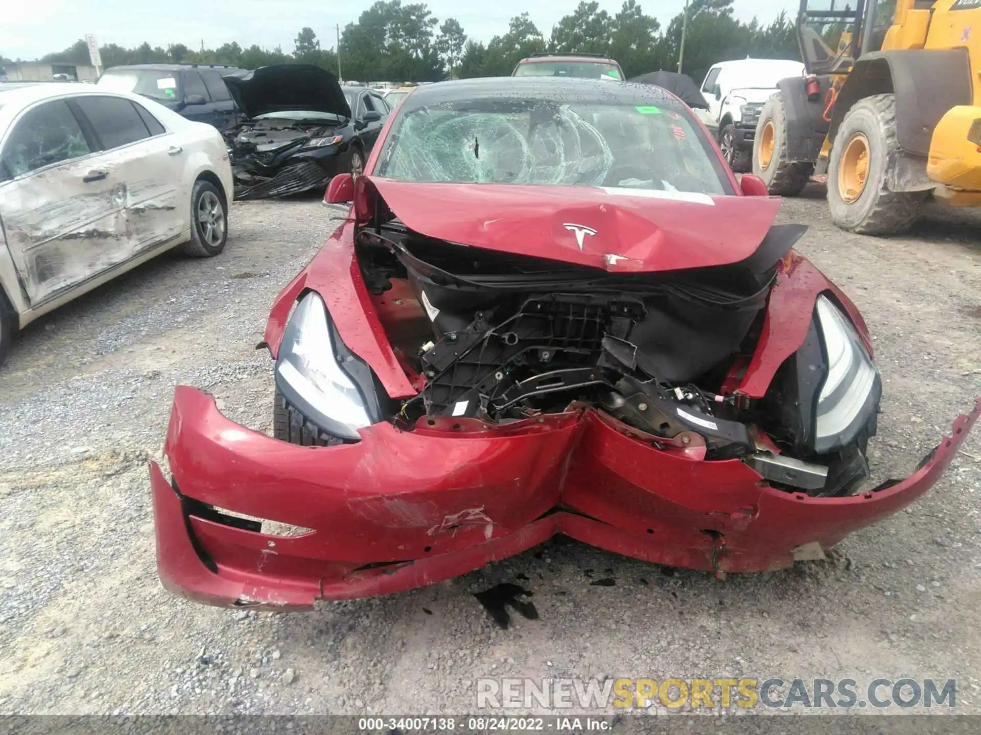 6 Photograph of a damaged car 5YJ3E1EA3LF495175 TESLA MODEL 3 2020