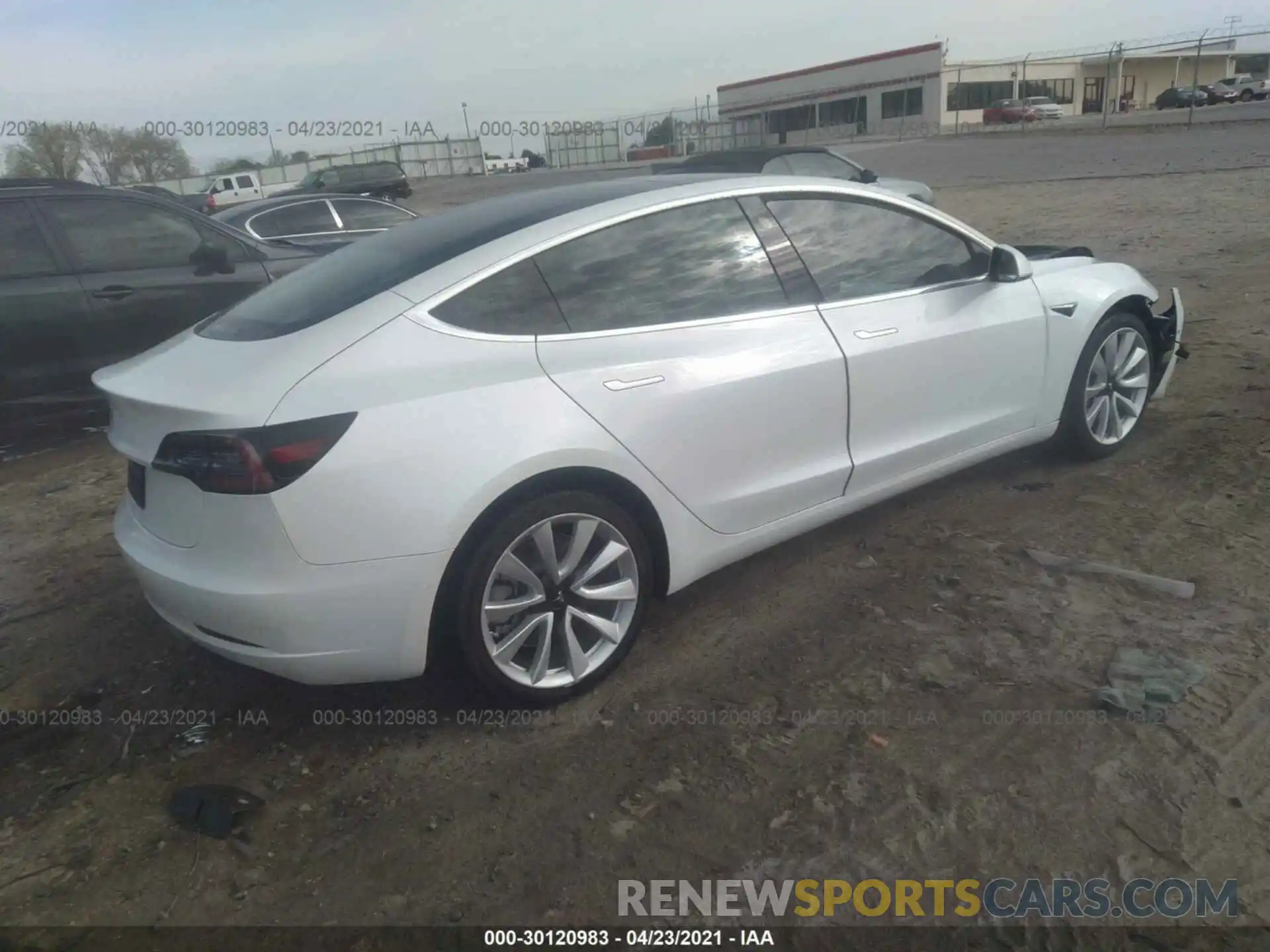 4 Photograph of a damaged car 5YJ3E1EA3LF509818 TESLA MODEL 3 2020